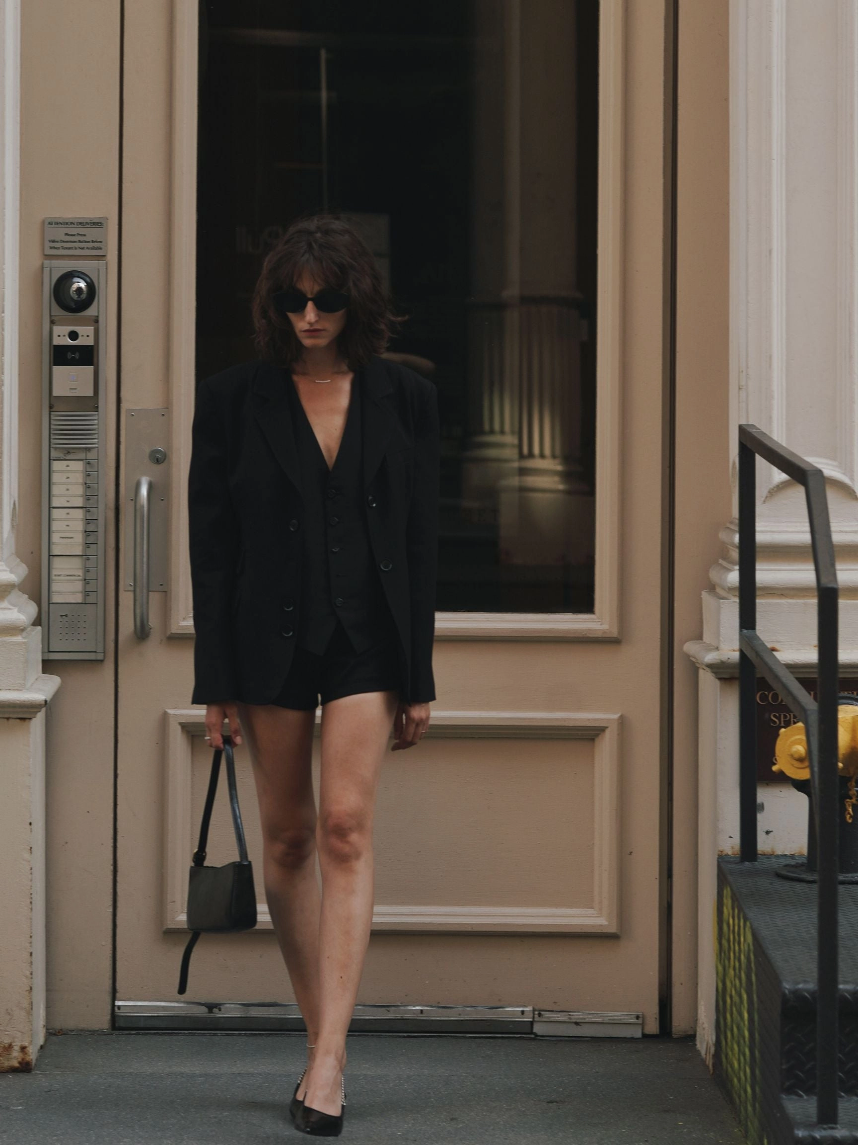 80's Black Blazer