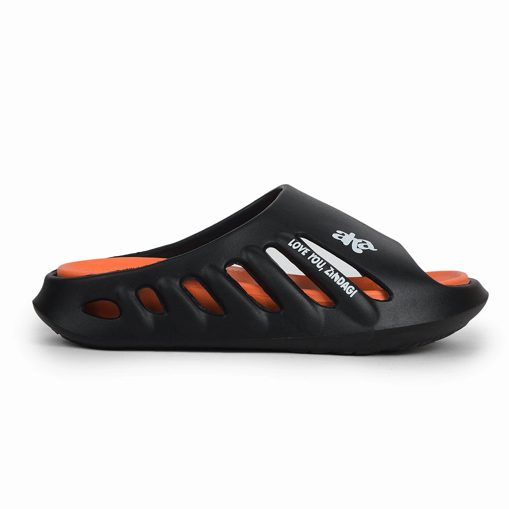 A-HA Black Casual Slider For Men ZQ-JR-M6 By Liberty