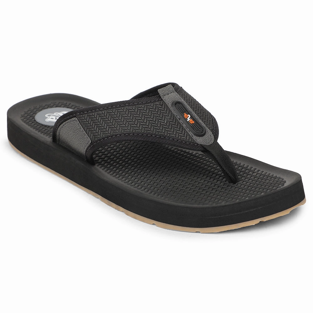 A-HA Black Casual Slipper For Men ANCO-10 By Liberty