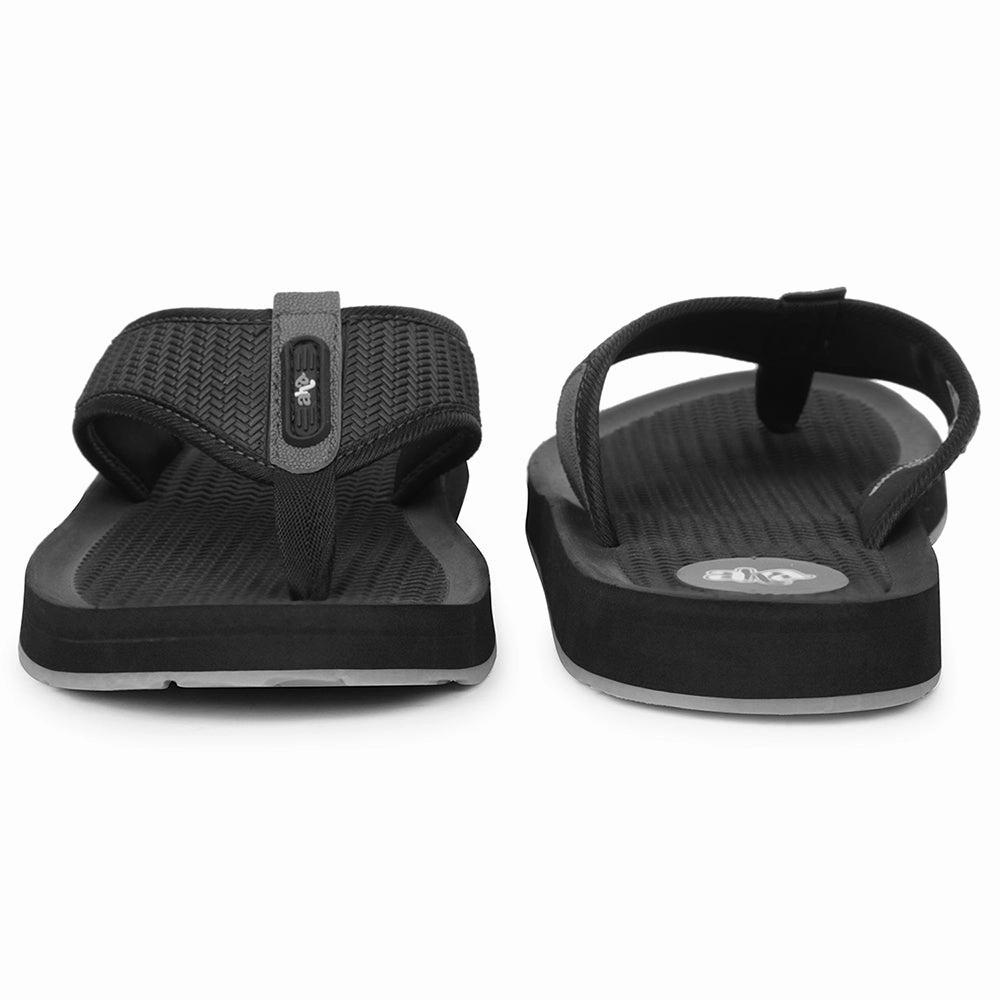 A-HA Black Casual Slipper For Men ANCO-10 By Liberty
