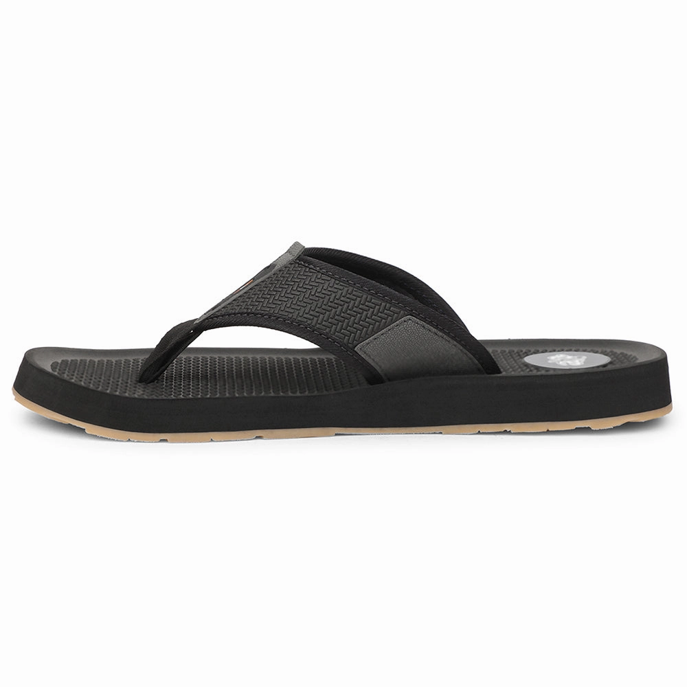A-HA Black Casual Slipper For Men ANCO-10 By Liberty