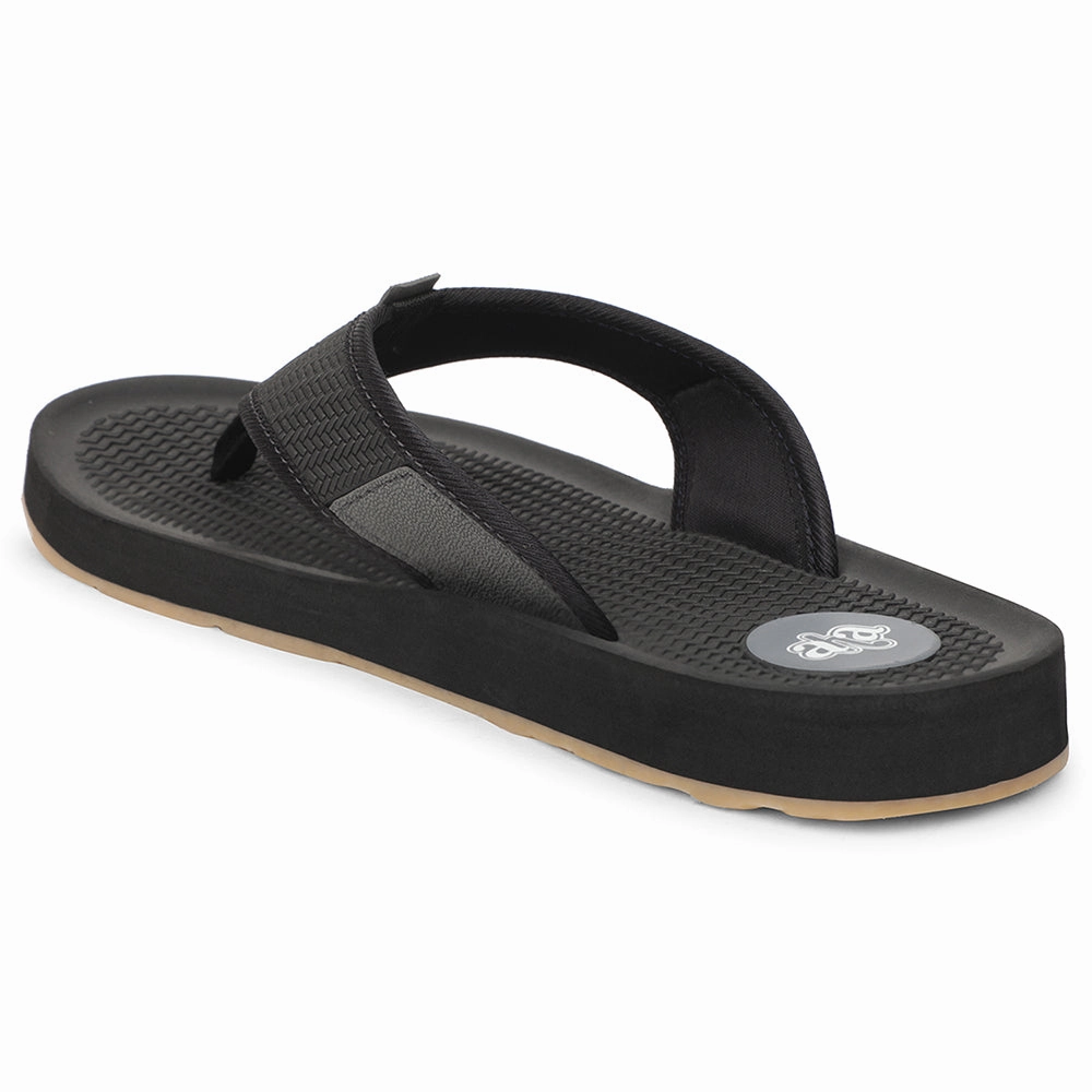A-HA Black Casual Slipper For Men ANCO-10 By Liberty