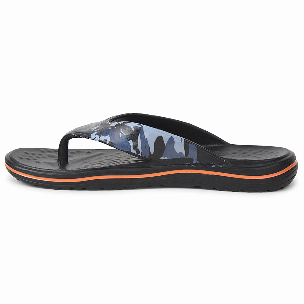 A-HA Black Casual Slipper For Mens BEACHTIM51 By Liberty