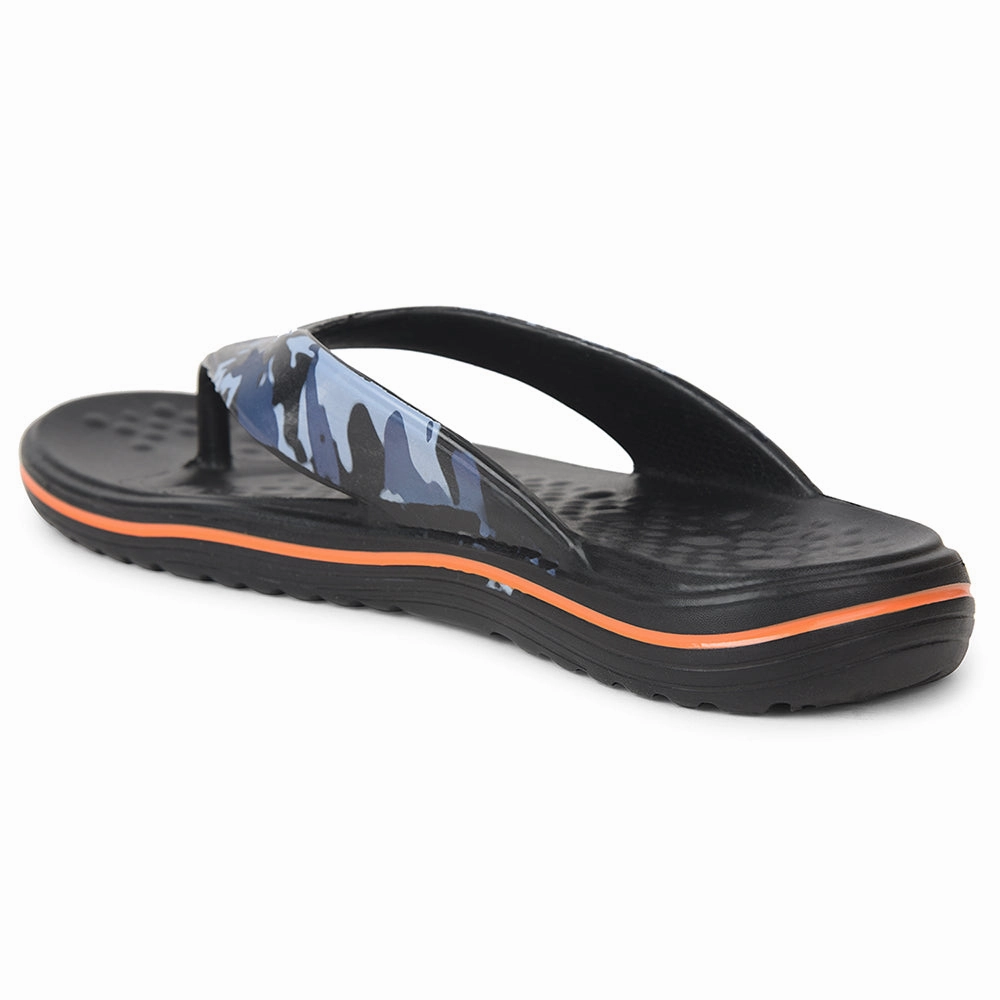 A-HA Black Casual Slipper For Mens BEACHTIM51 By Liberty