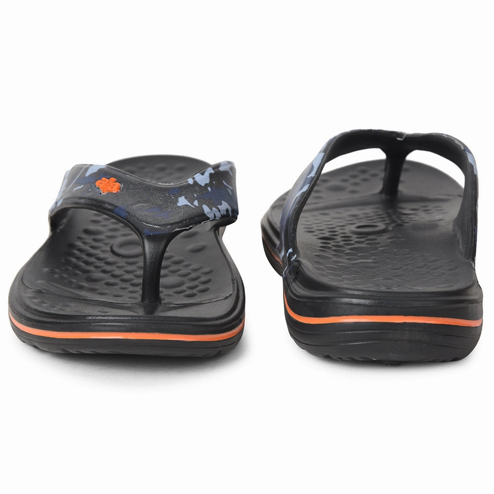 A-HA Black Casual Slipper For Mens BEACHTIM51 By Liberty