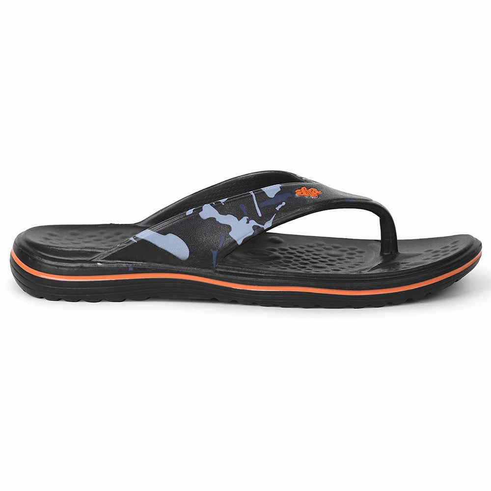 A-HA Black Casual Slipper For Mens BEACHTIM51 By Liberty