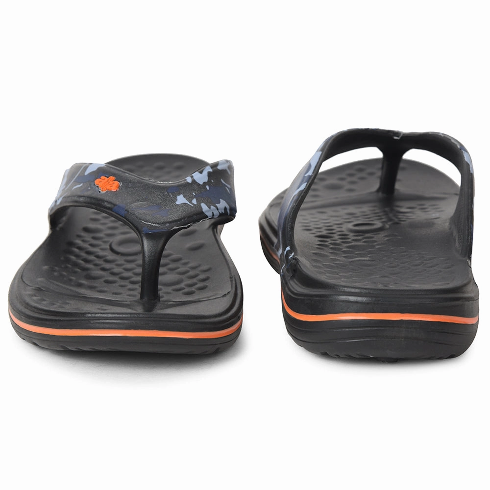 A-HA Black Casual Slipper For Mens BEACHTIM51 By Liberty