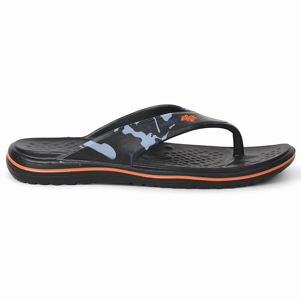 A-HA Black Casual Slipper For Mens BEACHTIM51 By Liberty