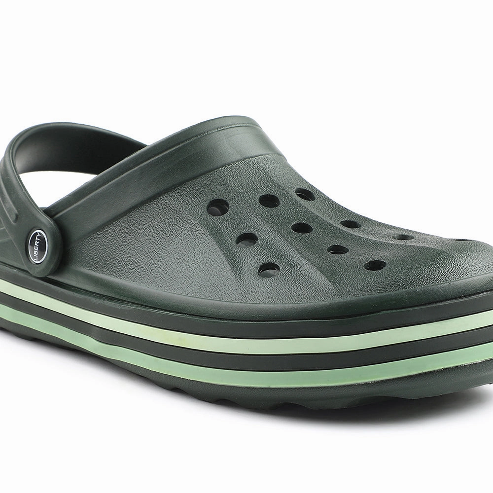 A-HA Green Casual Slingback Clogs For Men LITEWALKNR By Liberty