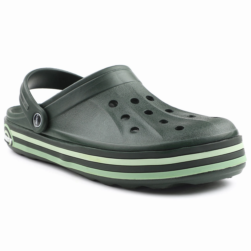 A-HA Green Casual Slingback Clogs For Men LITEWALKNR By Liberty