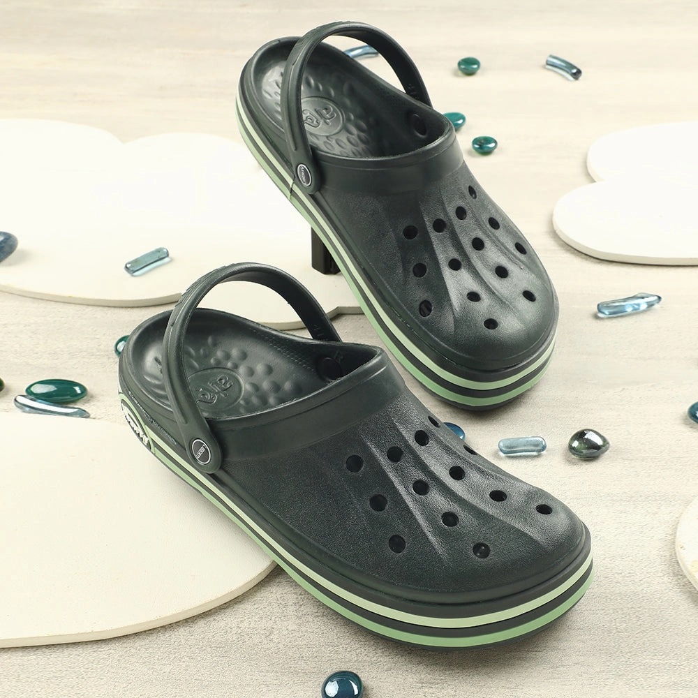 A-HA Green Casual Slingback Clogs For Men LITEWALKNR By Liberty