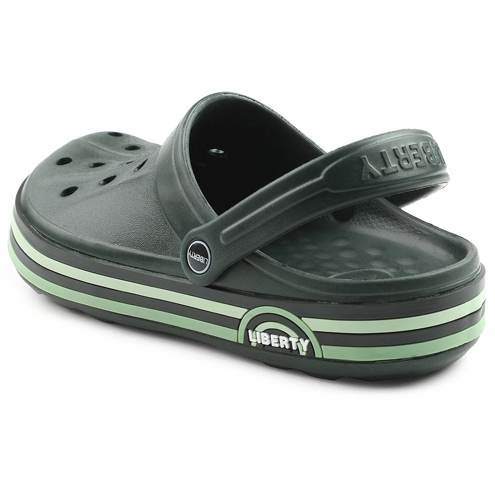 A-HA Green Casual Slingback Clogs For Men LITEWALKNR By Liberty