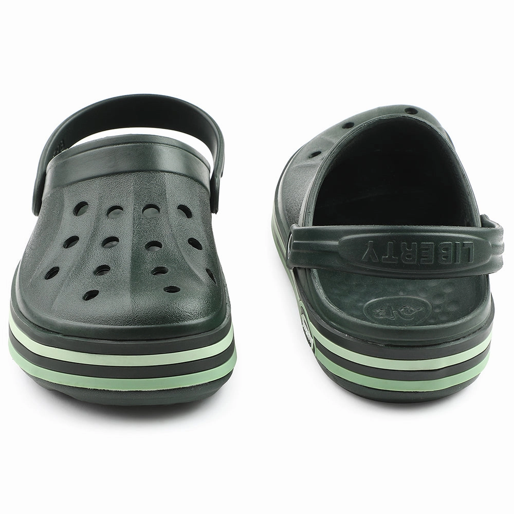 A-HA Green Casual Slingback Clogs For Men LITEWALKNR By Liberty