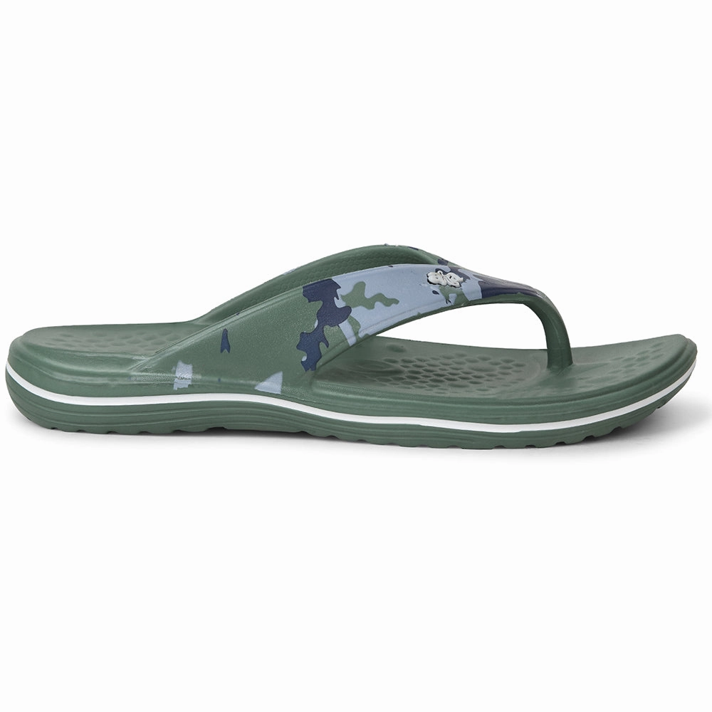 A-HA Green Casual Slipper For Mens BEACHTIM51 By Liberty