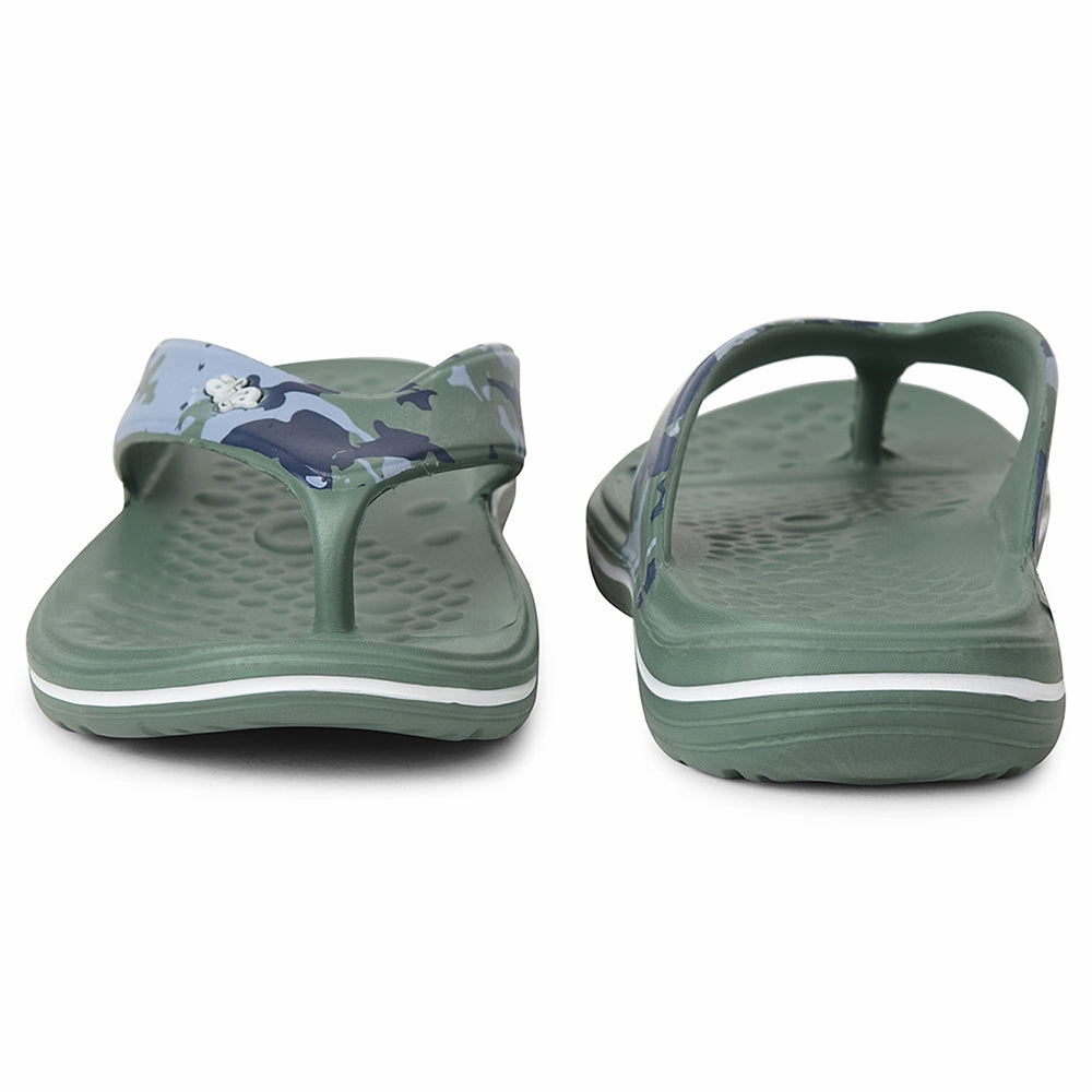 A-HA Green Casual Slipper For Mens BEACHTIM51 By Liberty