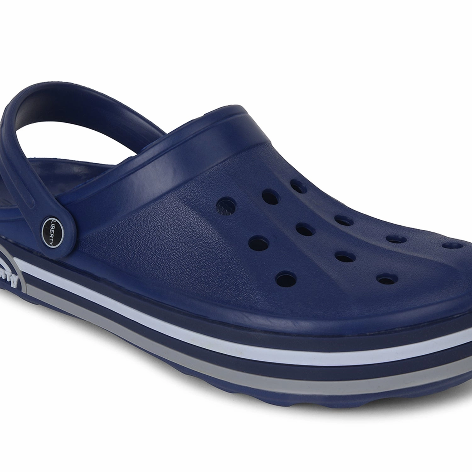 A-HA Navy Blue Casual Slingback Clogs For Men LITEWALKNR By Liberty