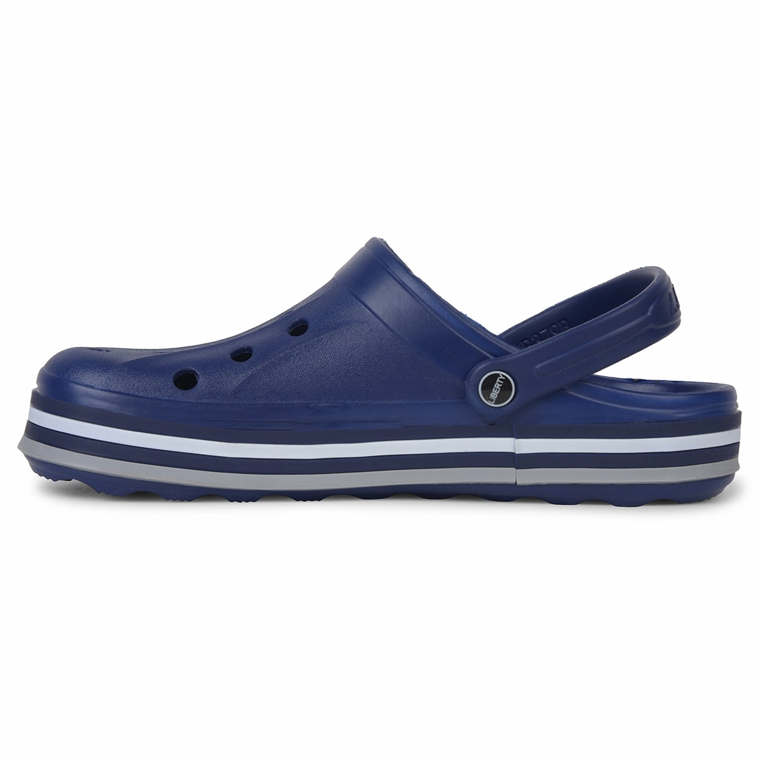 A-HA Navy Blue Casual Slingback Clogs For Men LITEWALKNR By Liberty