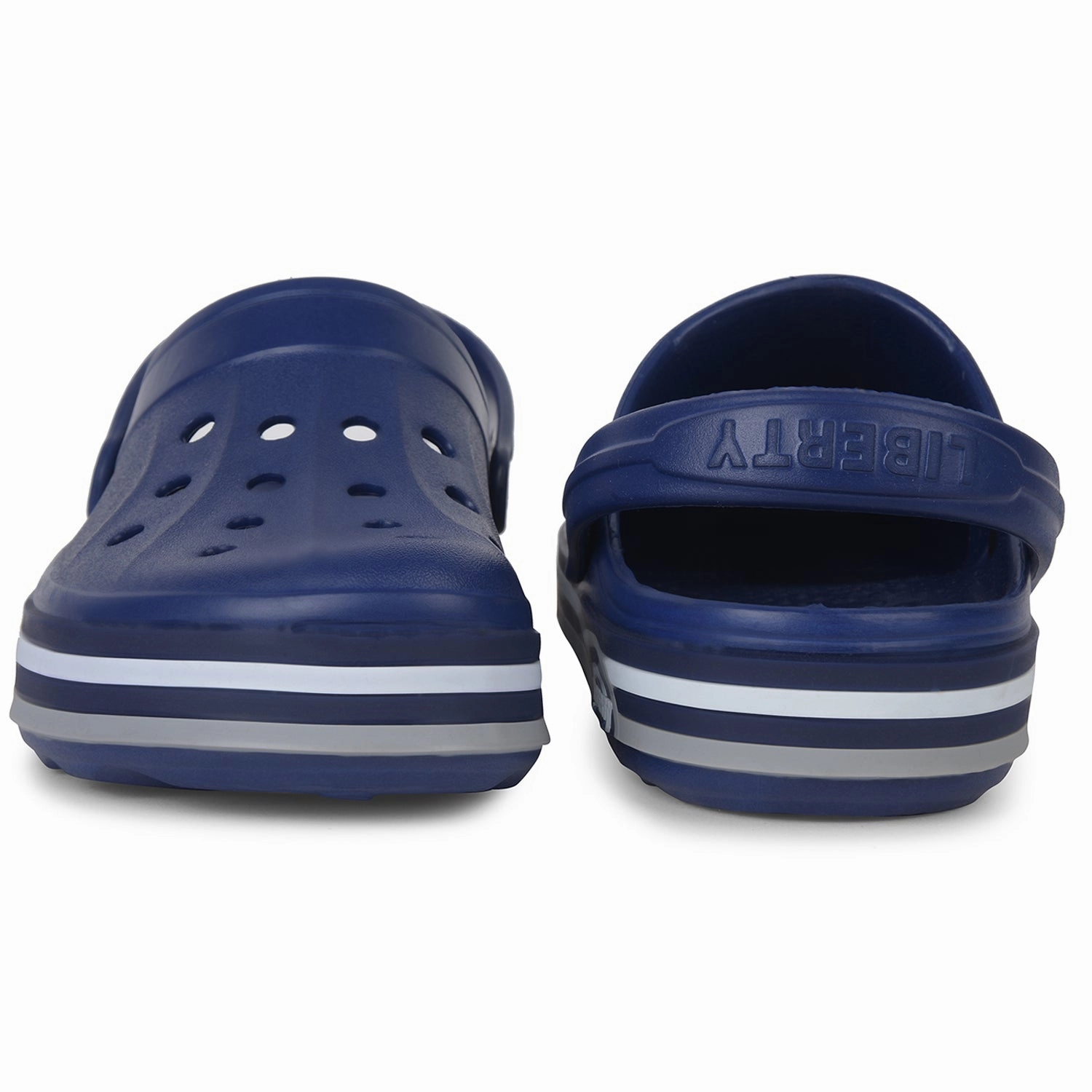 A-HA Navy Blue Casual Slingback Clogs For Men LITEWALKNR By Liberty