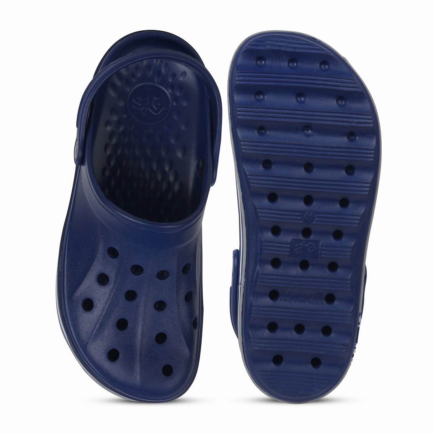 A-HA Navy Blue Casual Slingback Clogs For Men LITEWALKNR By Liberty