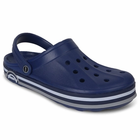 A-HA Navy Blue Casual Slingback Clogs For Men LITEWALKNR By Liberty