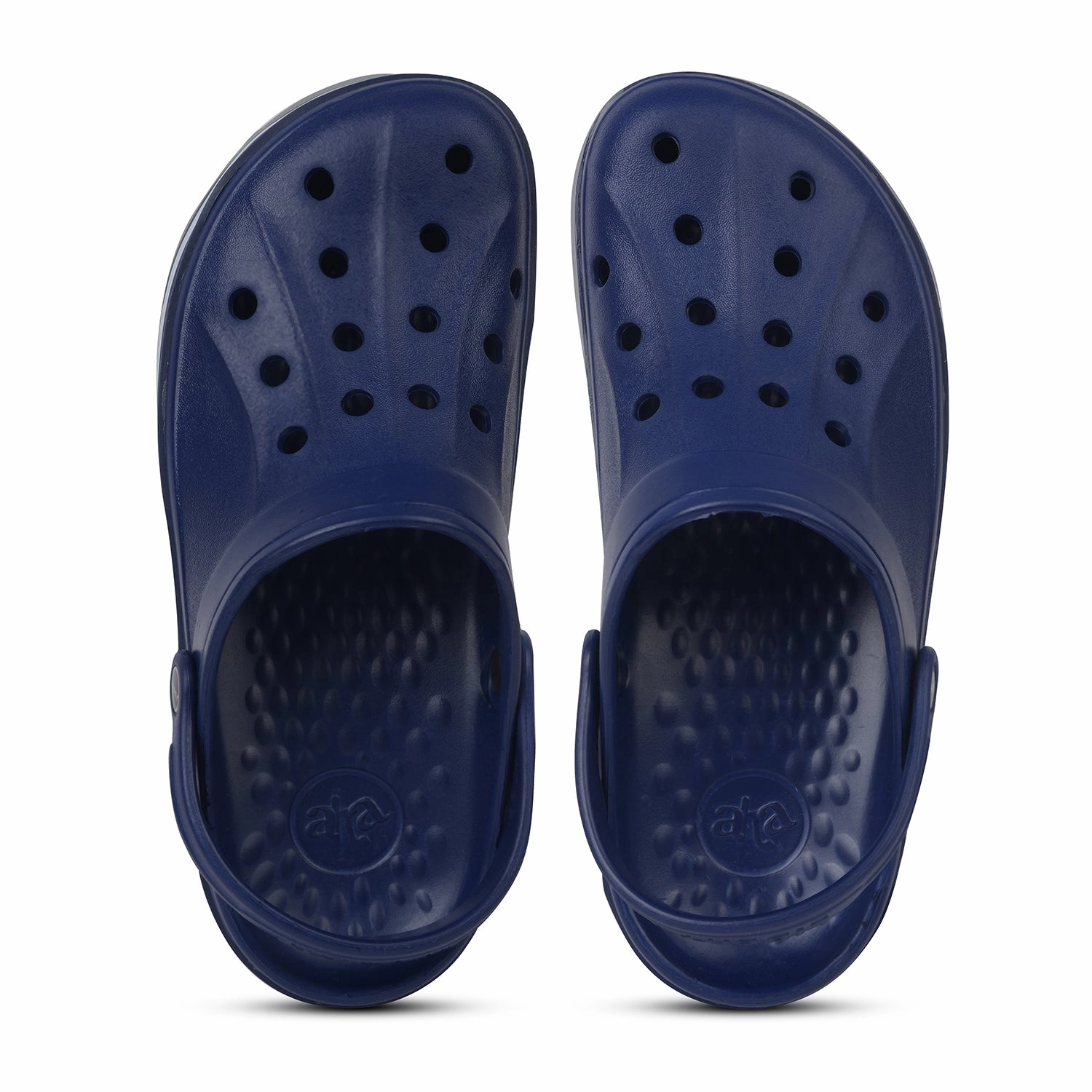 A-HA Navy Blue Casual Slingback Clogs For Men LITEWALKNR By Liberty