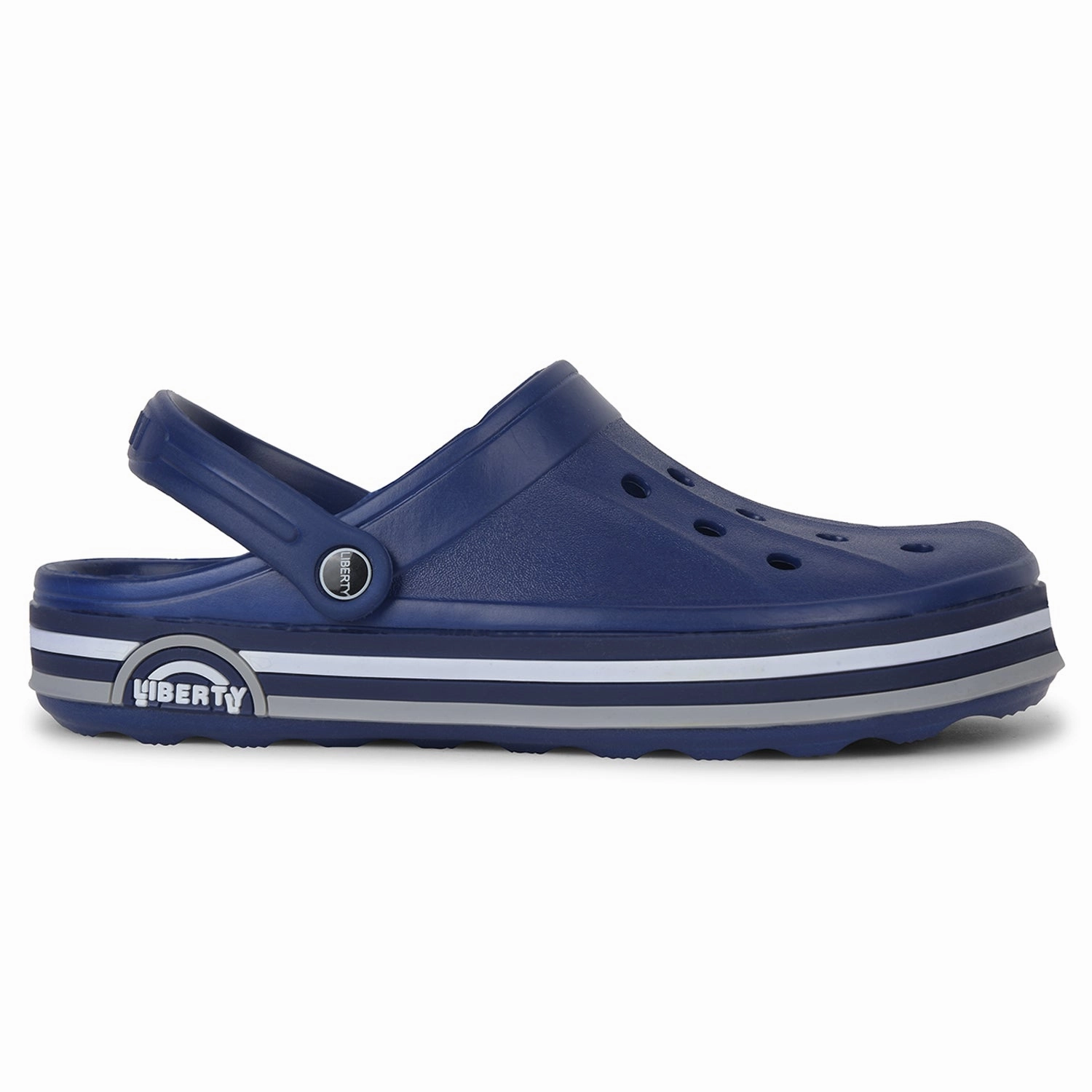 A-HA Navy Blue Casual Slingback Clogs For Men LITEWALKNR By Liberty