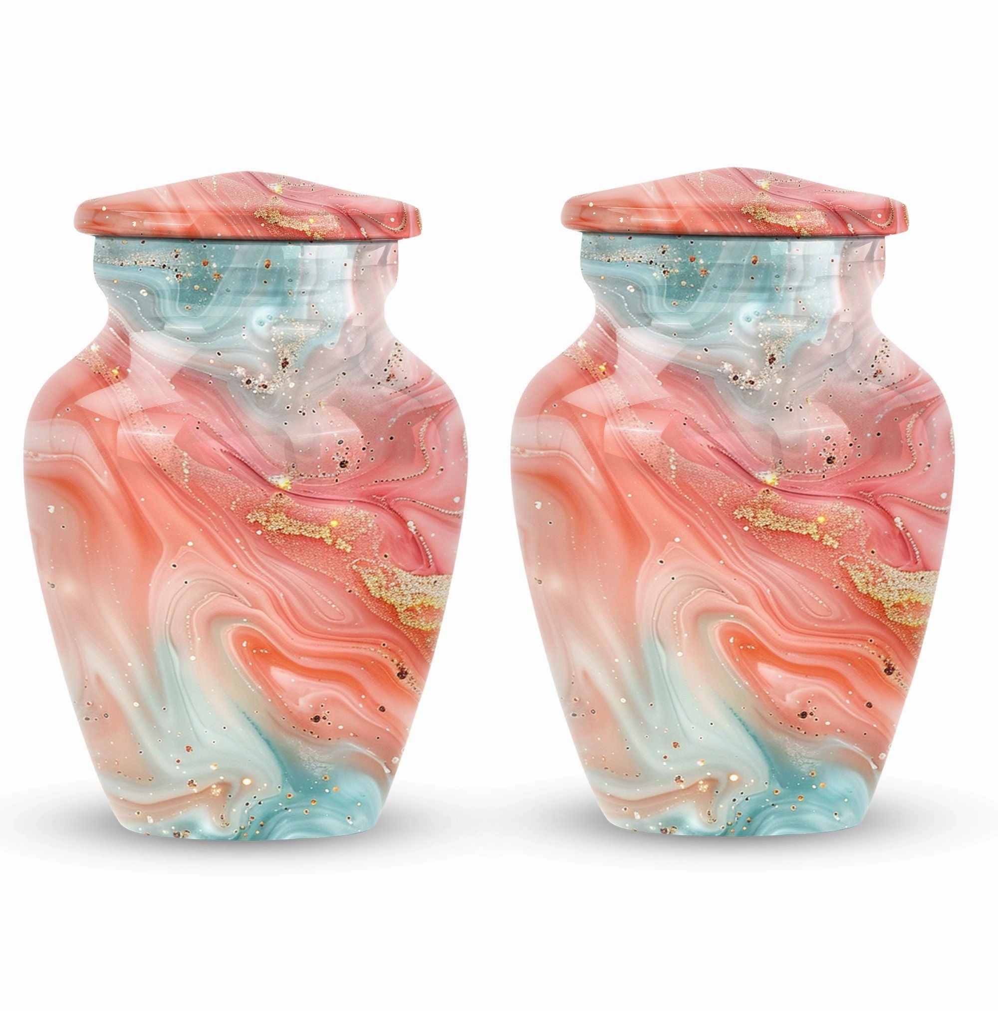 Abstract Elegance - Stately Memorial Cremation Urn for Ashes