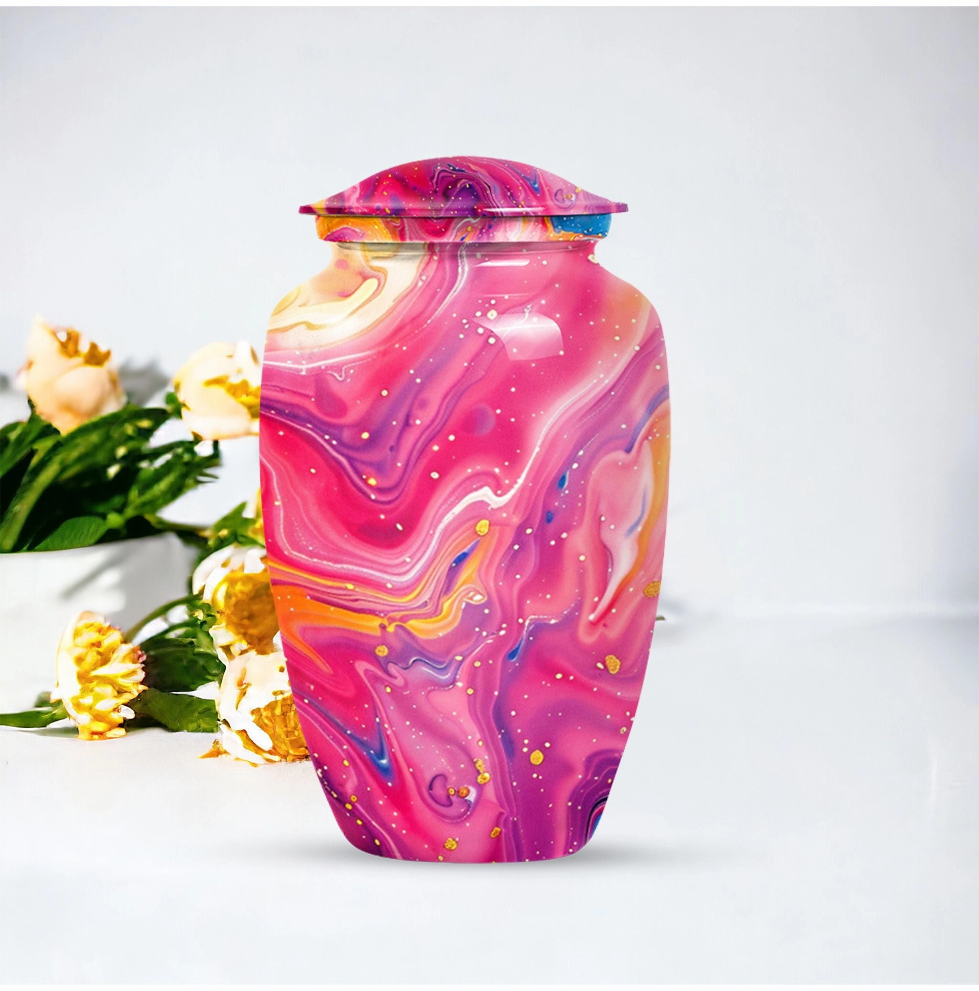 Abstract Eternity - Commemorative Cremation Urn, Keepsake Urn