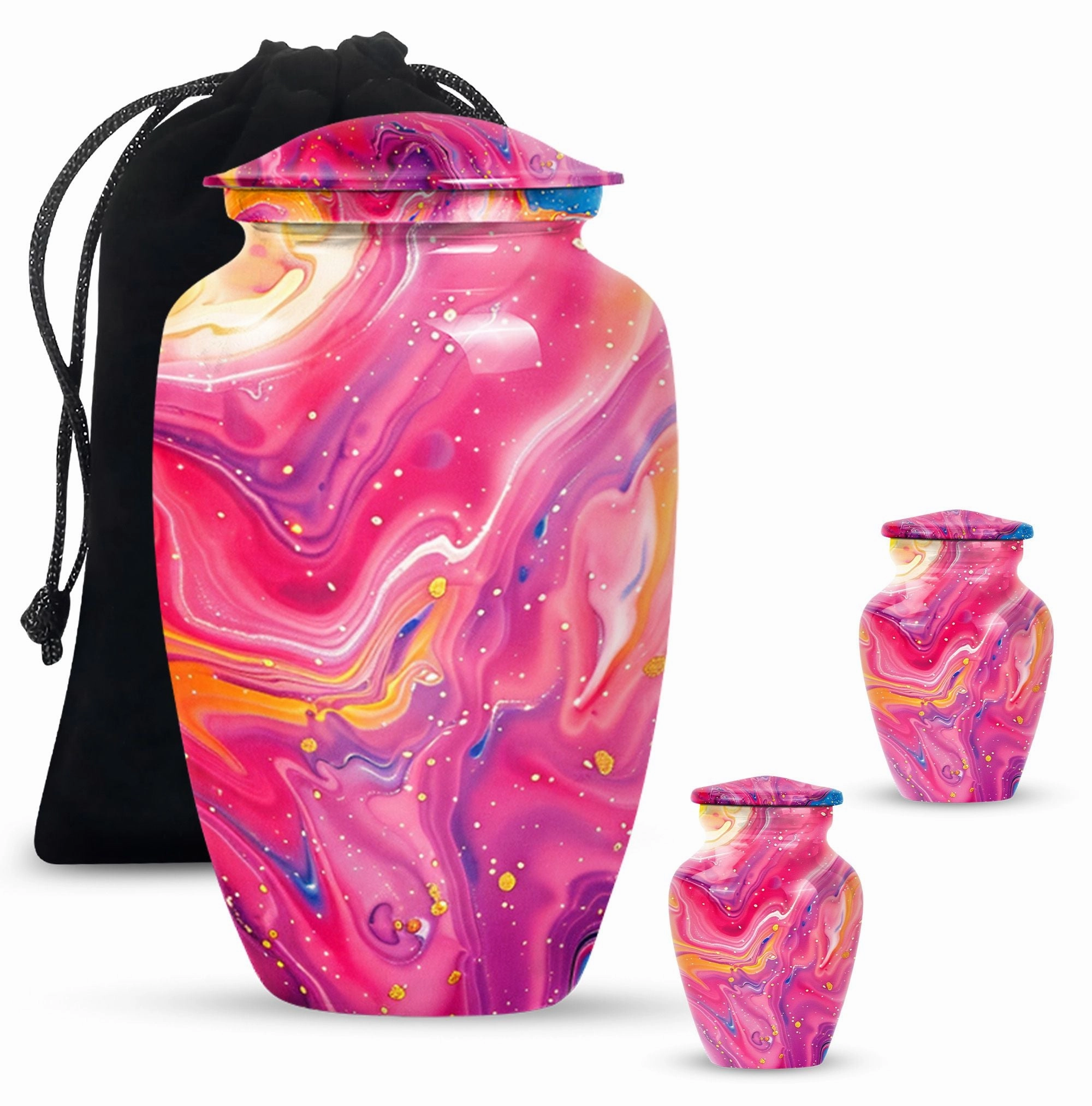 Abstract Eternity - Commemorative Cremation Urn, Keepsake Urn