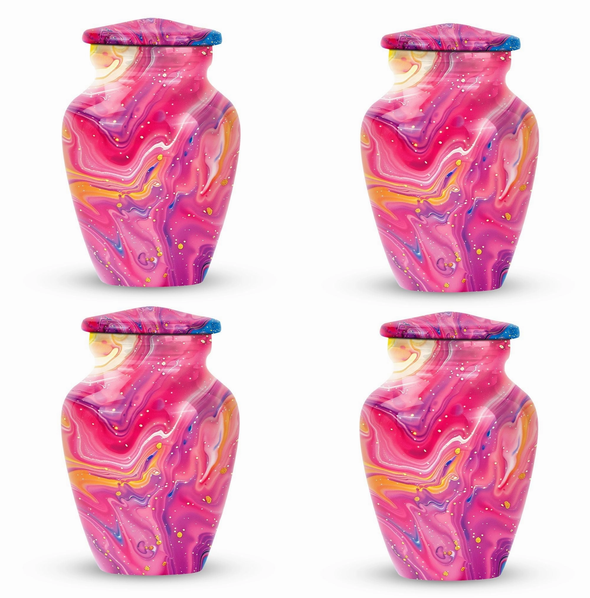 Abstract Eternity - Commemorative Cremation Urn, Keepsake Urn