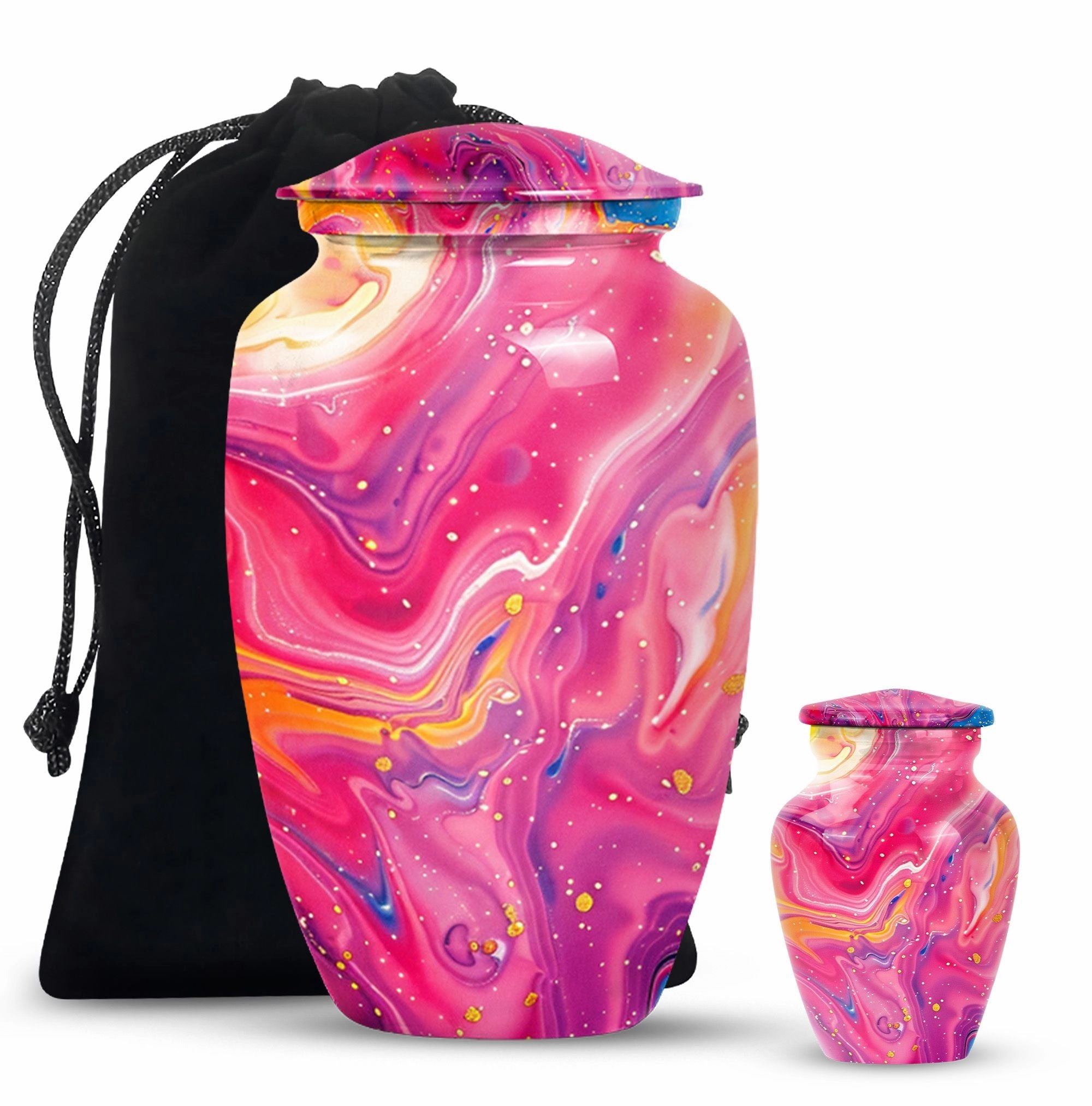 Abstract Eternity - Commemorative Cremation Urn, Keepsake Urn