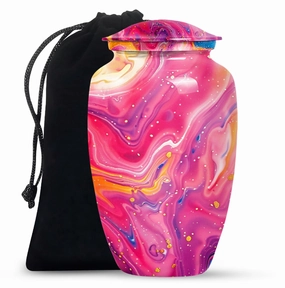 Abstract Eternity - Commemorative Cremation Urn, Keepsake Urn