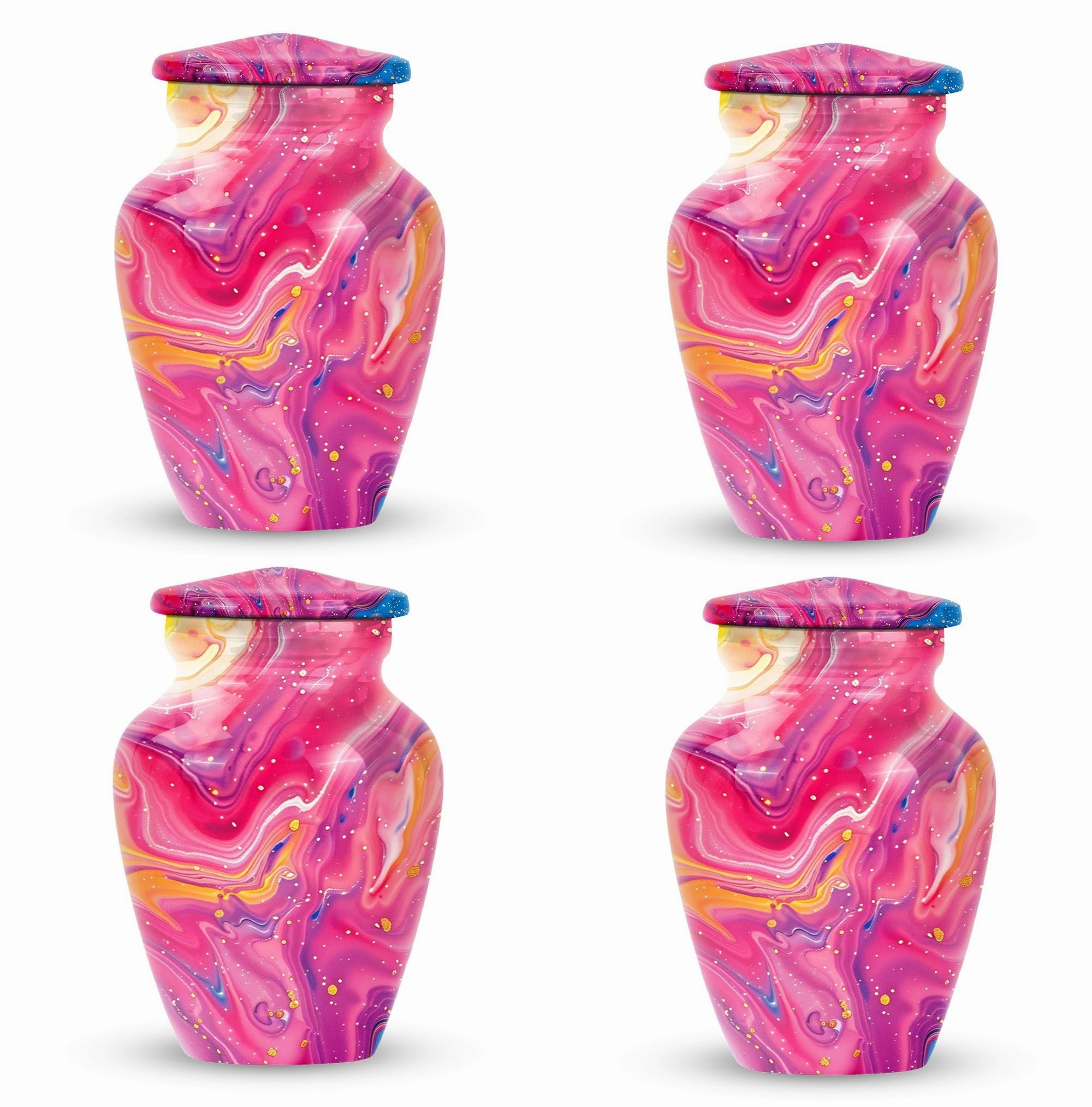 Abstract Eternity - Commemorative Cremation Urn, Keepsake Urn