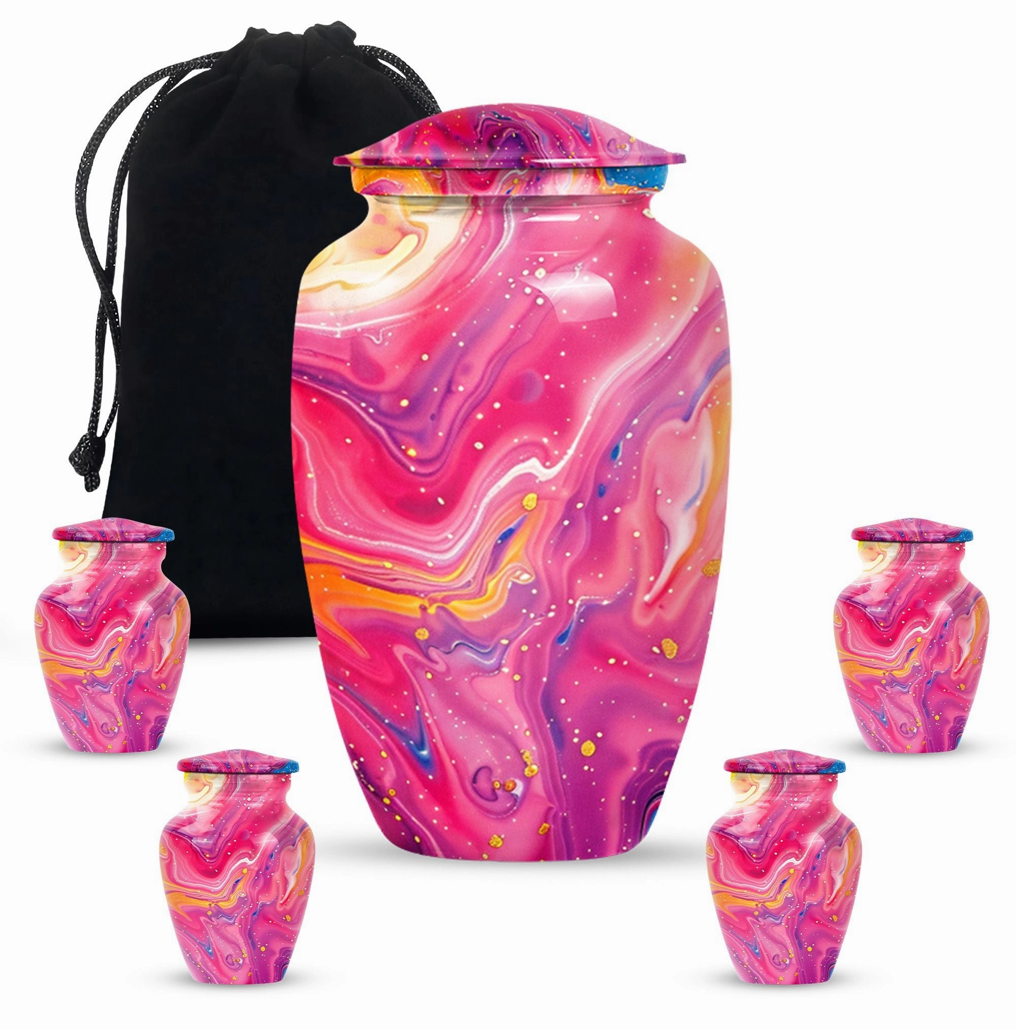 Abstract Eternity - Commemorative Cremation Urn, Keepsake Urn