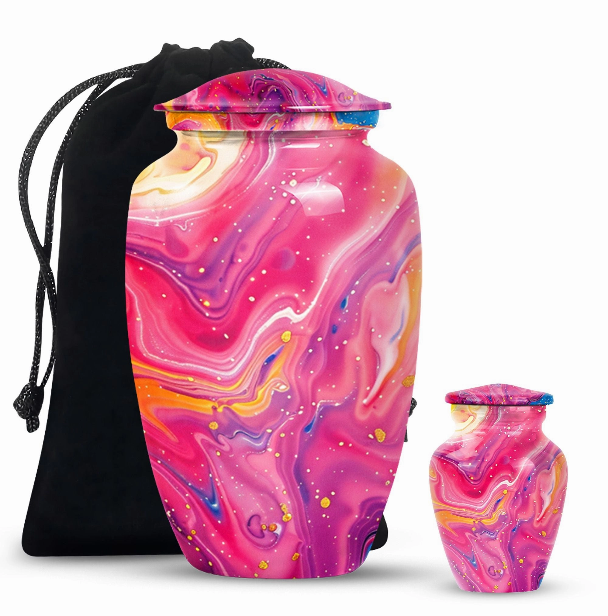 Abstract Eternity - Commemorative Cremation Urn, Keepsake Urn