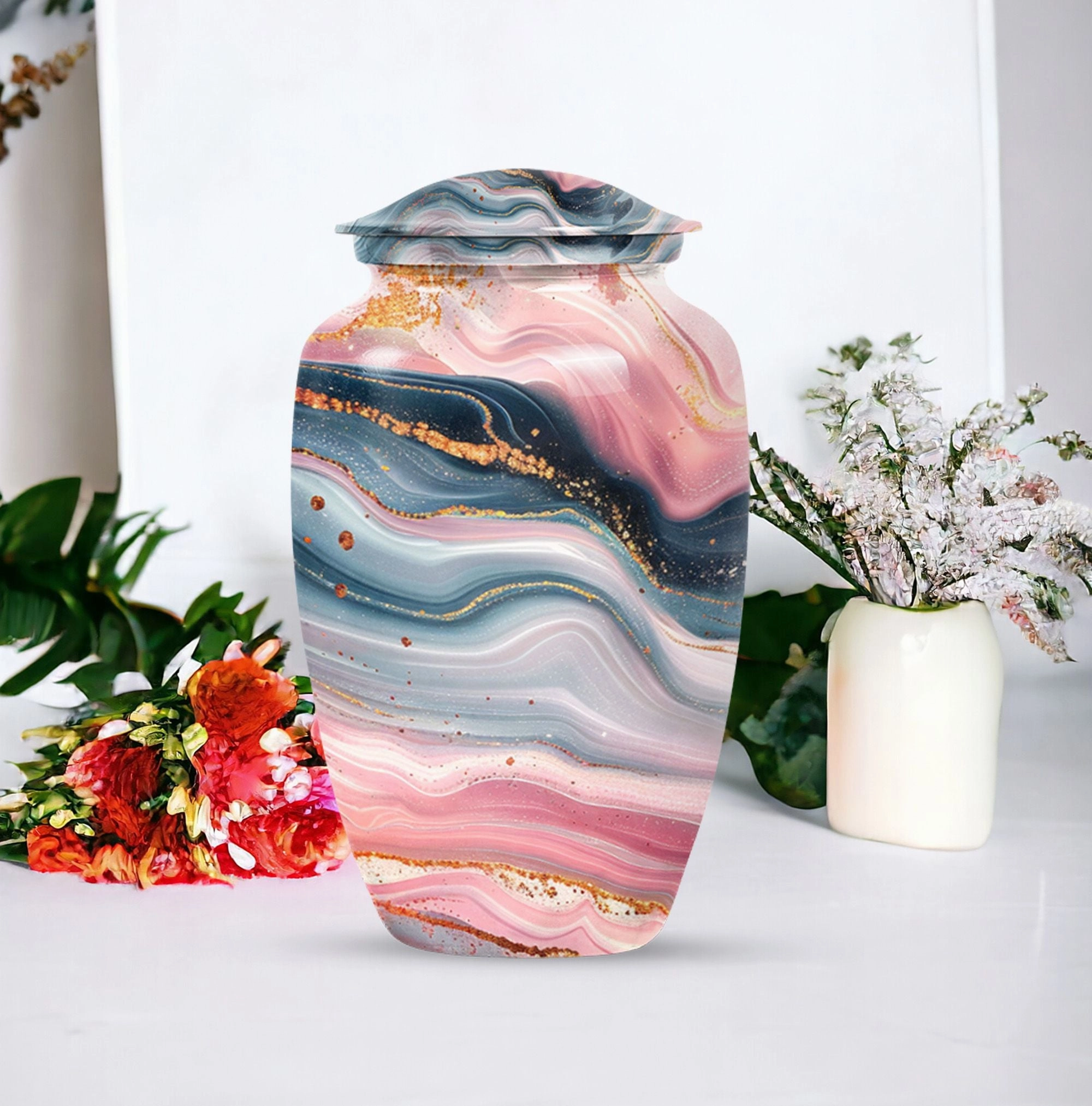 Abstract Female Cremation Urn Remembrance Companion