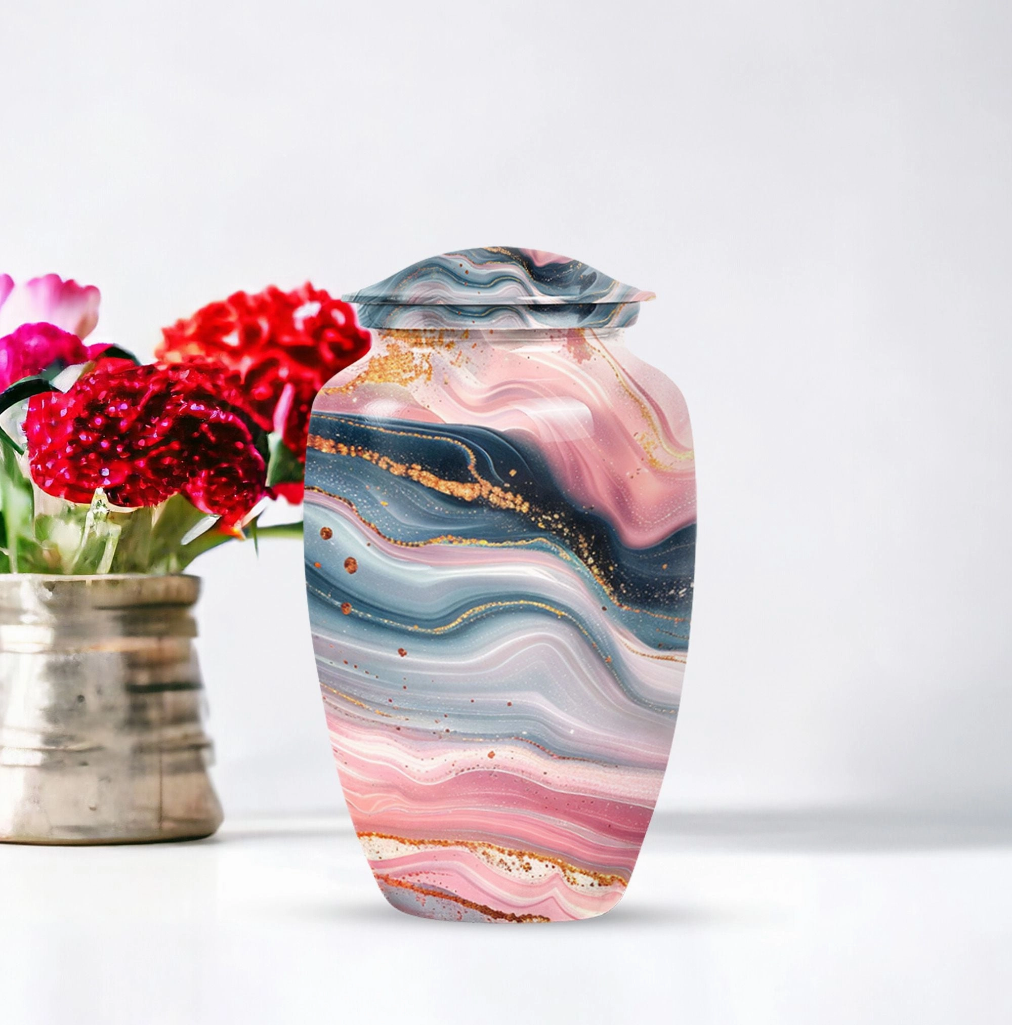 Abstract Female Cremation Urn Remembrance Companion