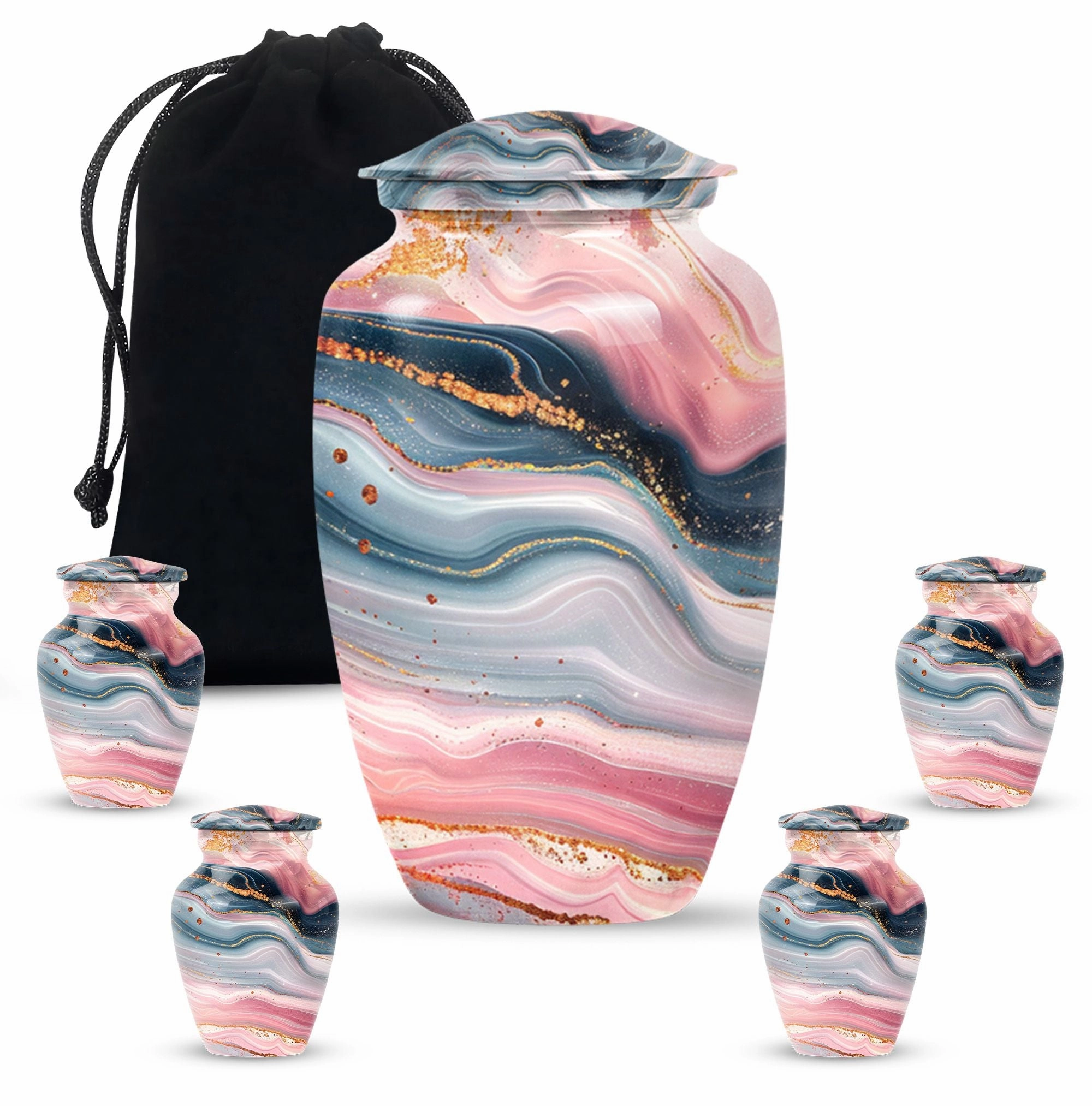 Abstract Female Cremation Urn Remembrance Companion