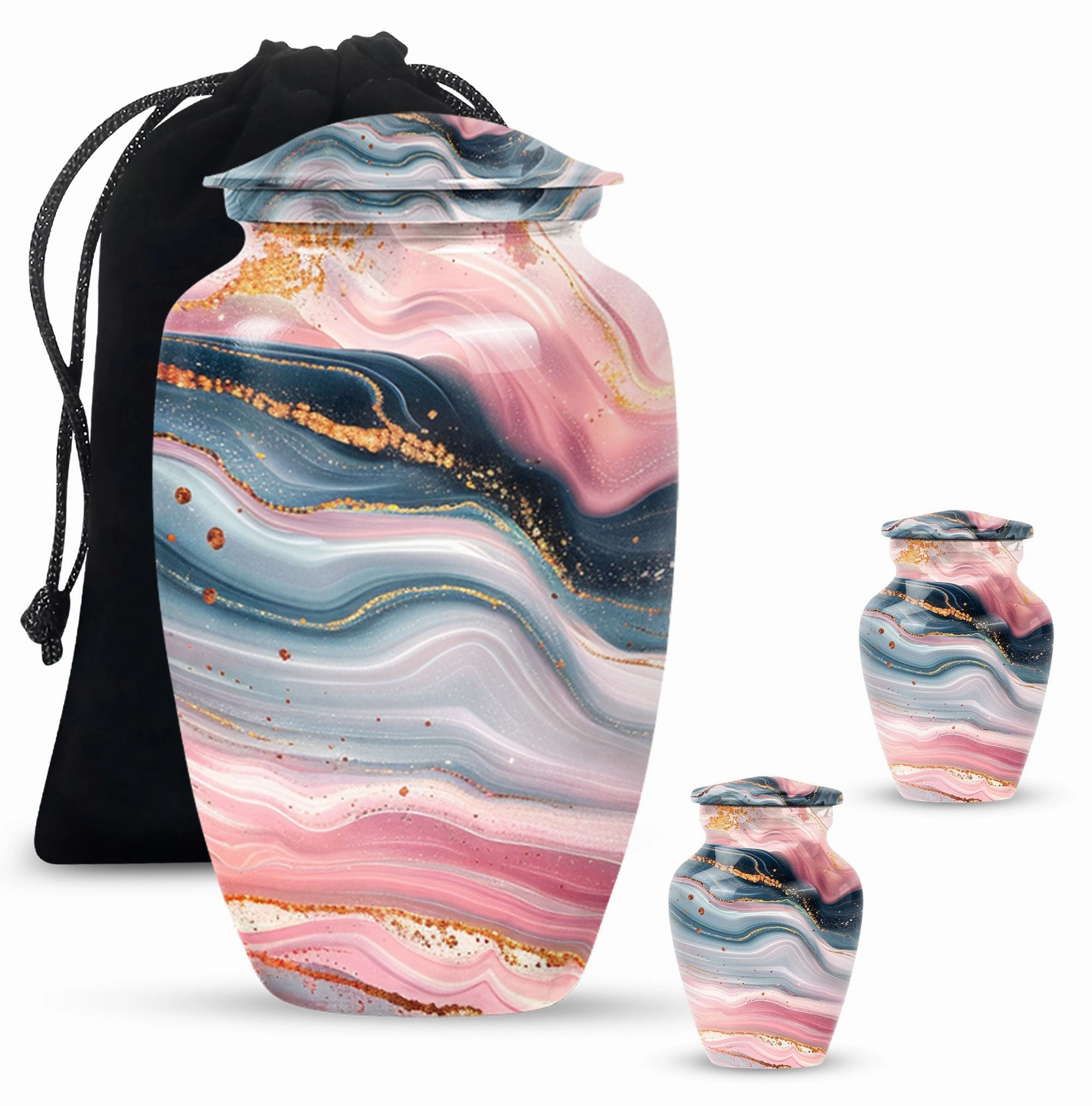 Abstract Female Cremation Urn Remembrance Companion