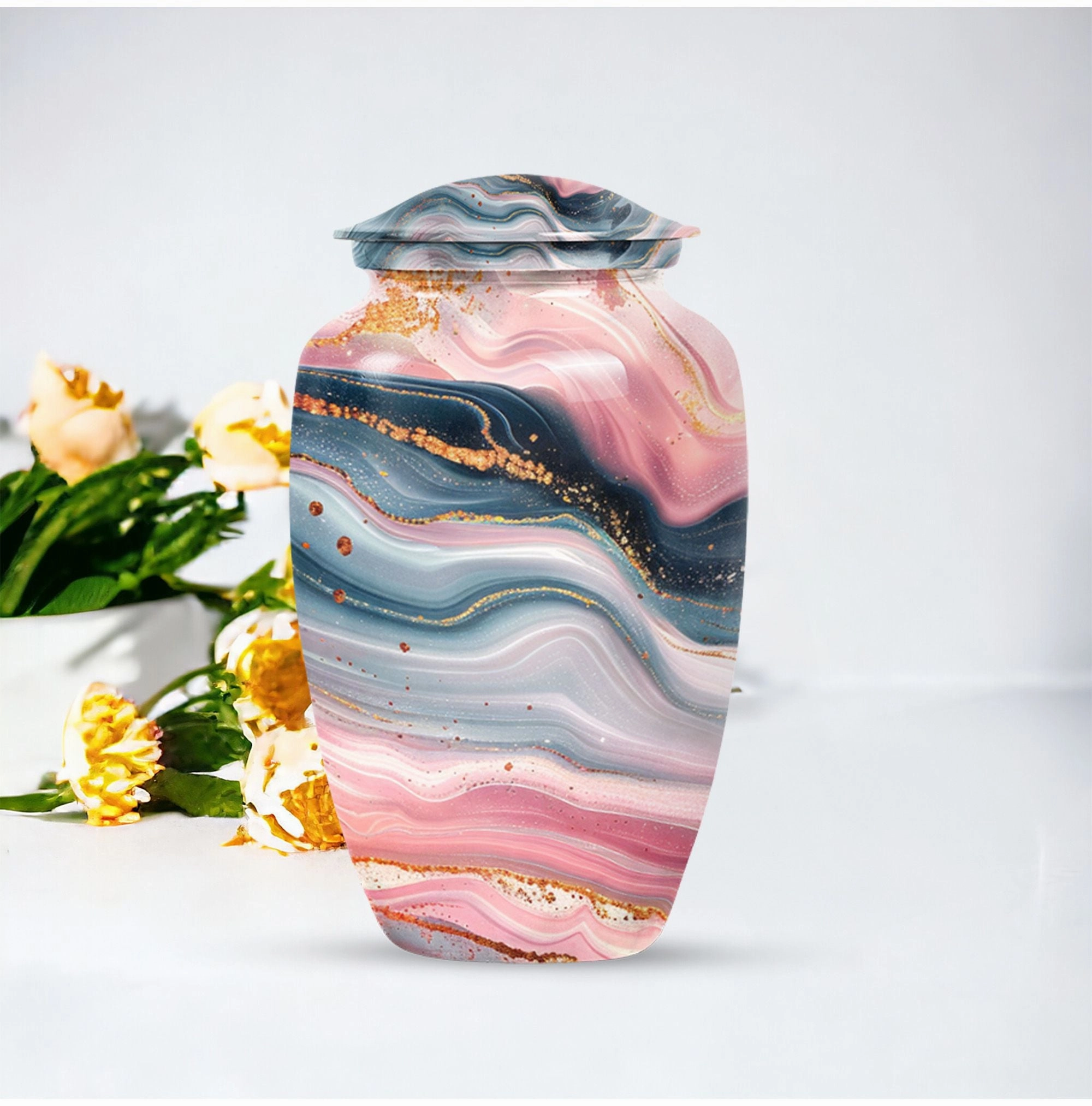 Abstract Female Cremation Urn Remembrance Companion