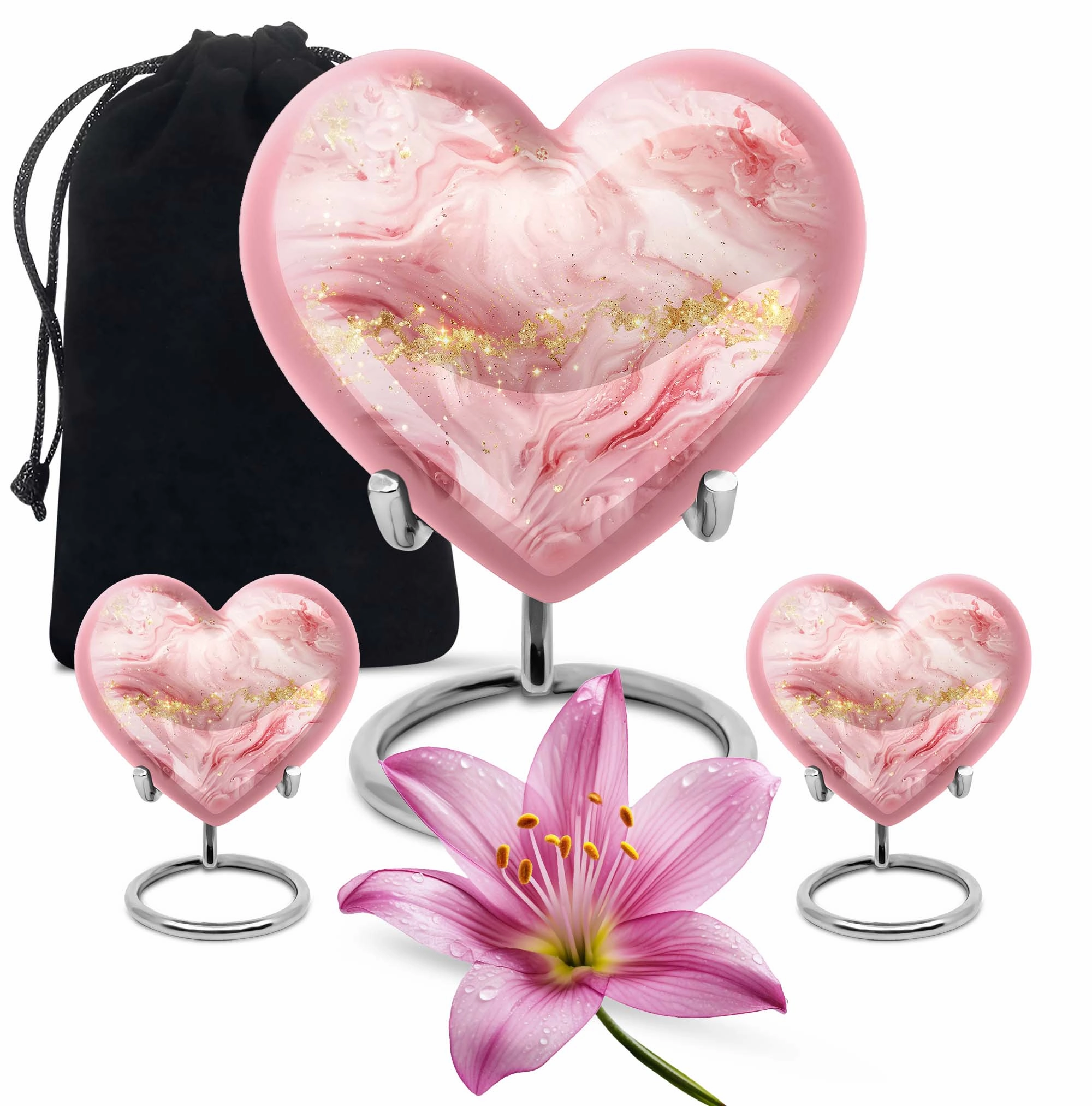Abstract Handmade Cremation Urn For Ashes For Men & Women