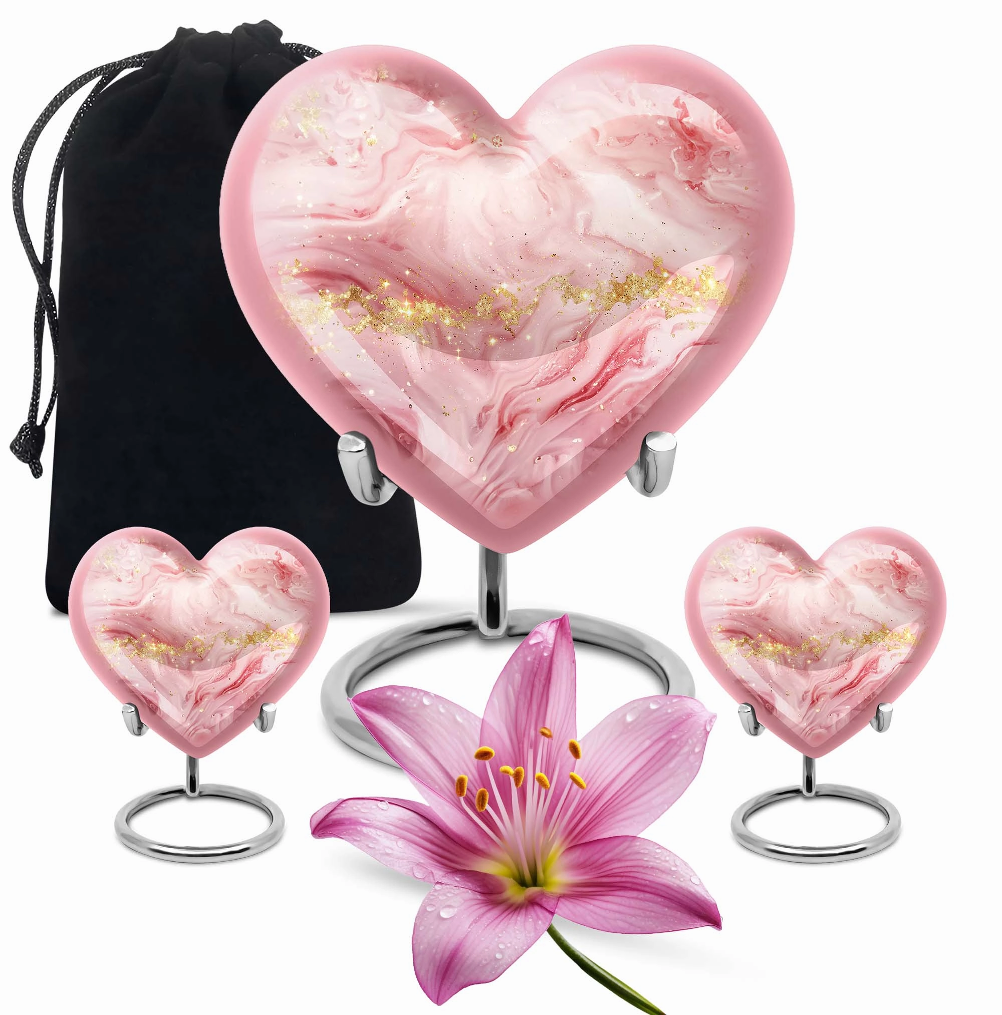 Abstract Handmade Cremation Urn For Ashes For Men & Women