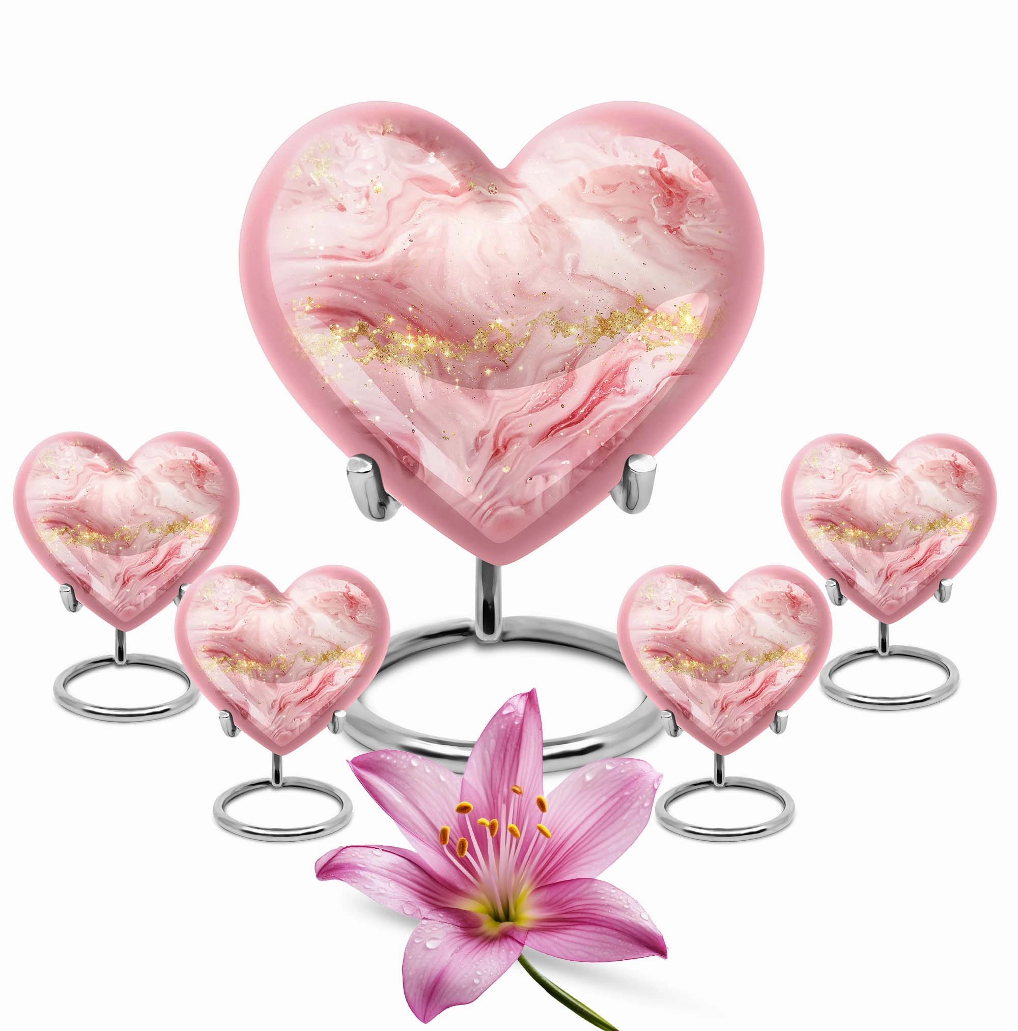 Abstract Handmade Cremation Urn For Ashes For Men & Women