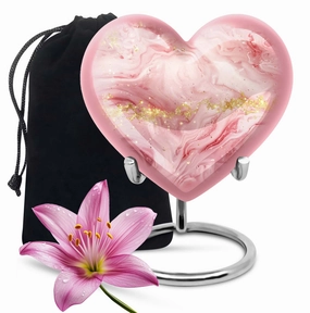 Abstract Handmade Cremation Urn For Ashes For Men & Women