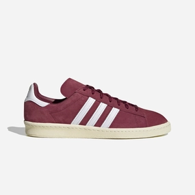 Adidas Originals | CAMPUS 80S  { BURGUNDY/WHITE