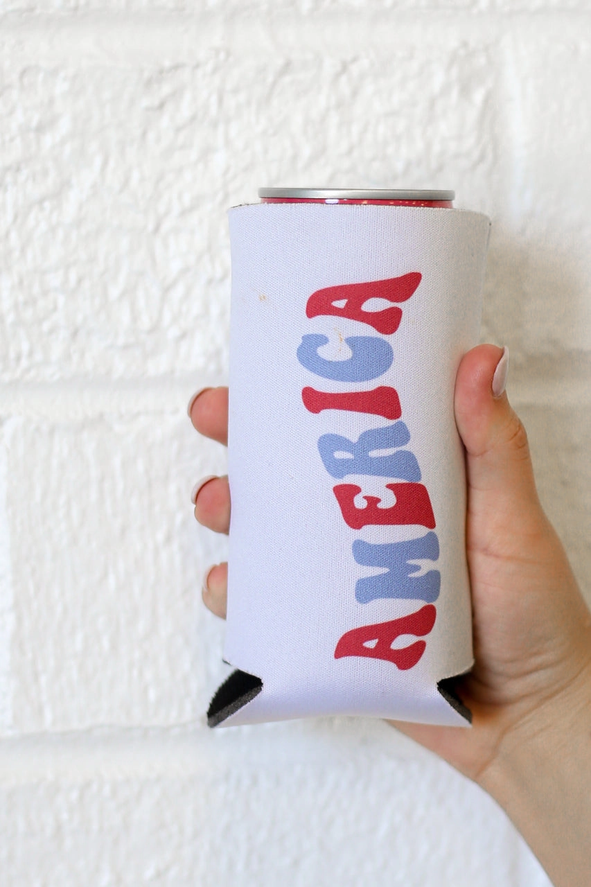 America Slim Koozie