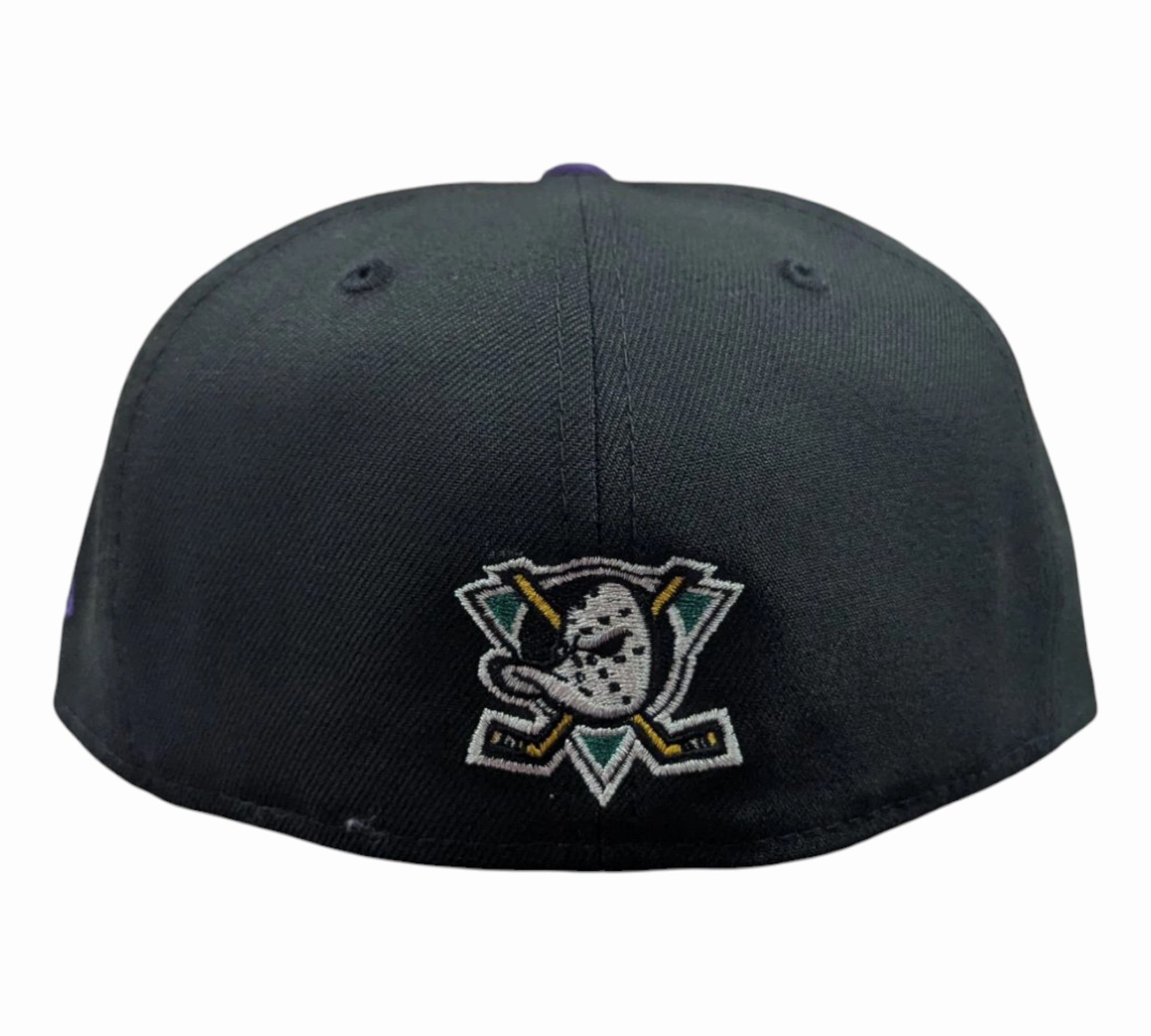 Anaheim Mighty Ducks New Era Black Wild Wing 59FIFTY Fitted Hat