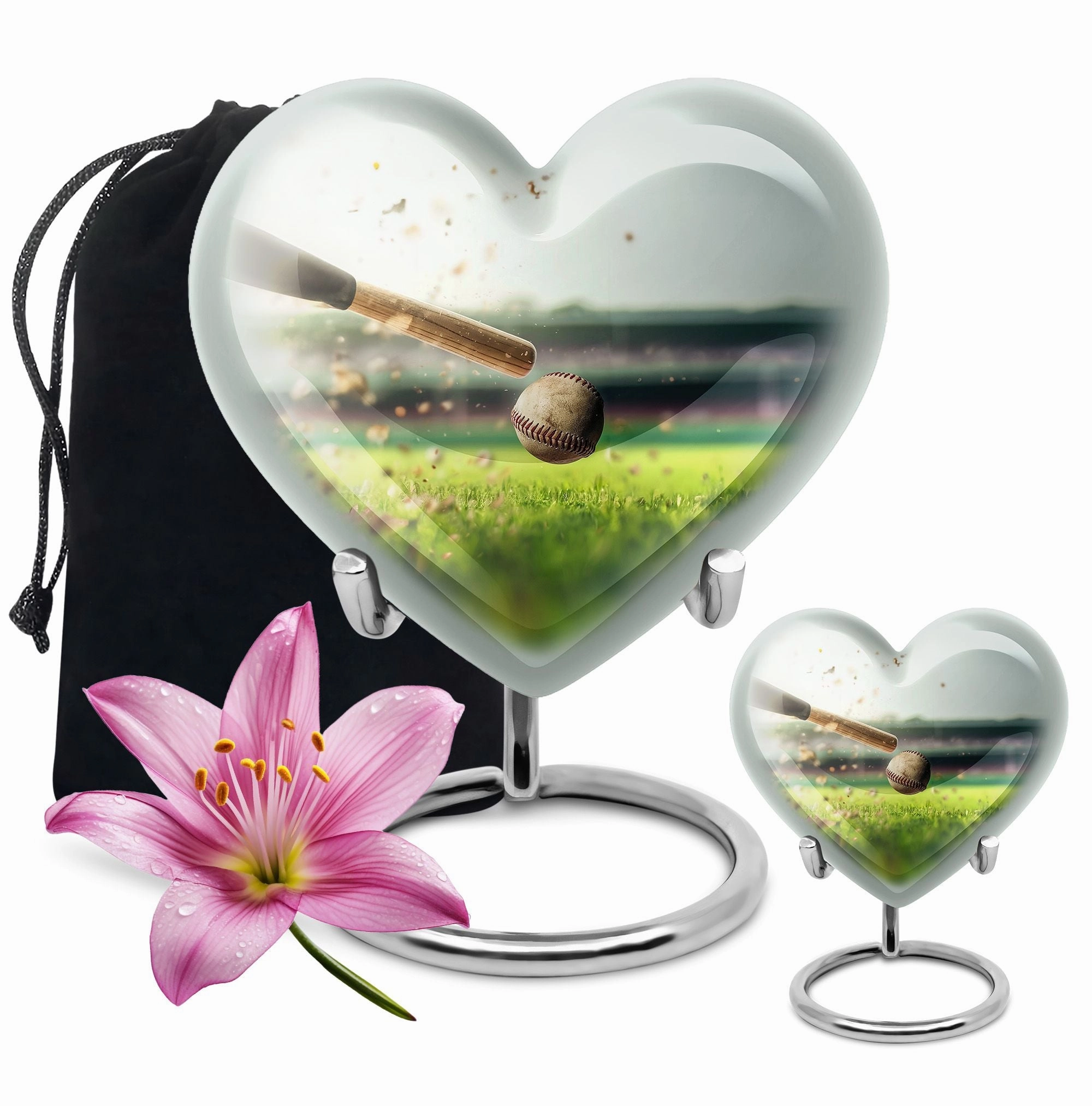 Baseball Memory: Cremation Urn for Mother's Eternal Rest
