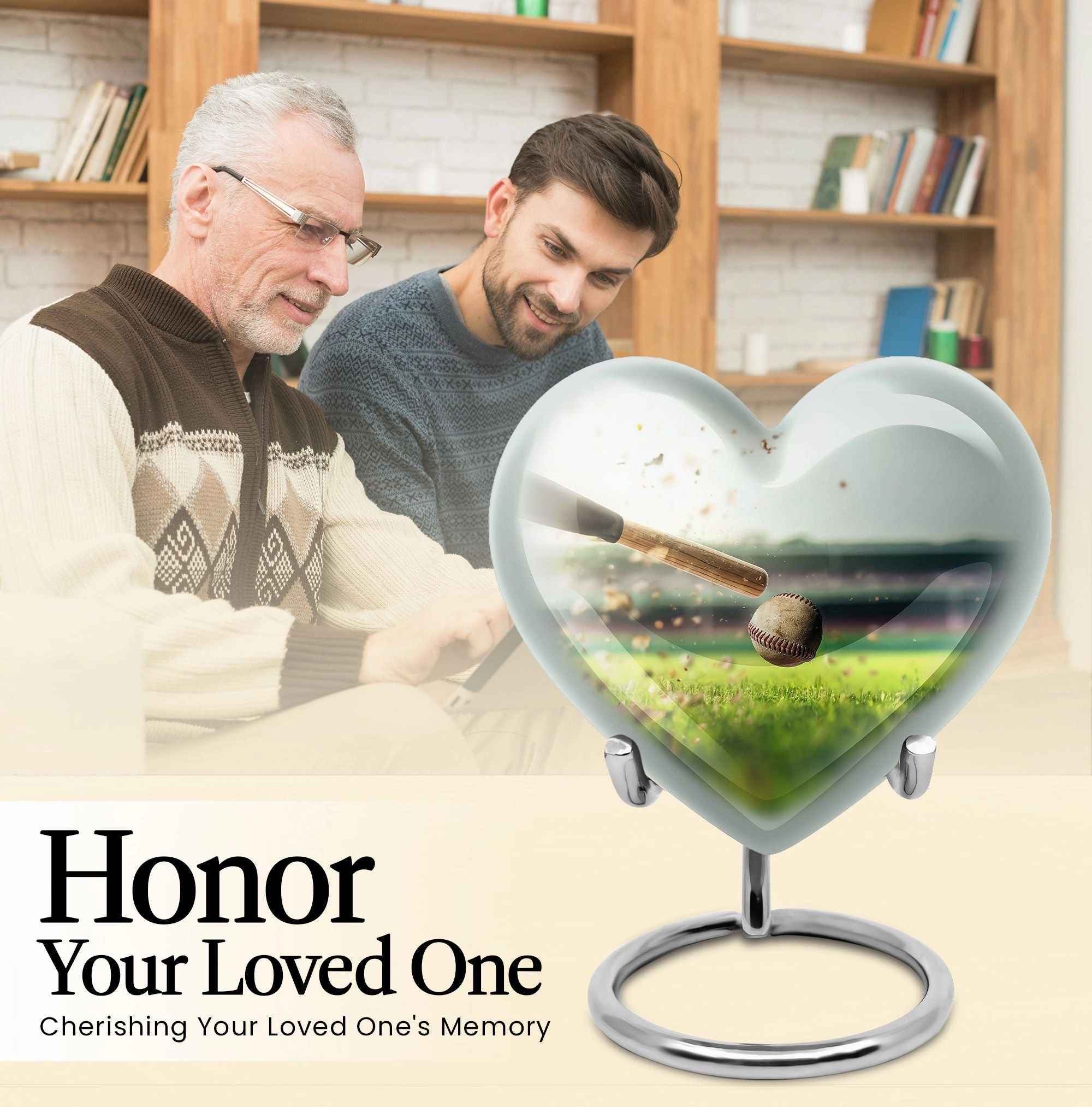 Baseball Memory: Cremation Urn for Mother's Eternal Rest