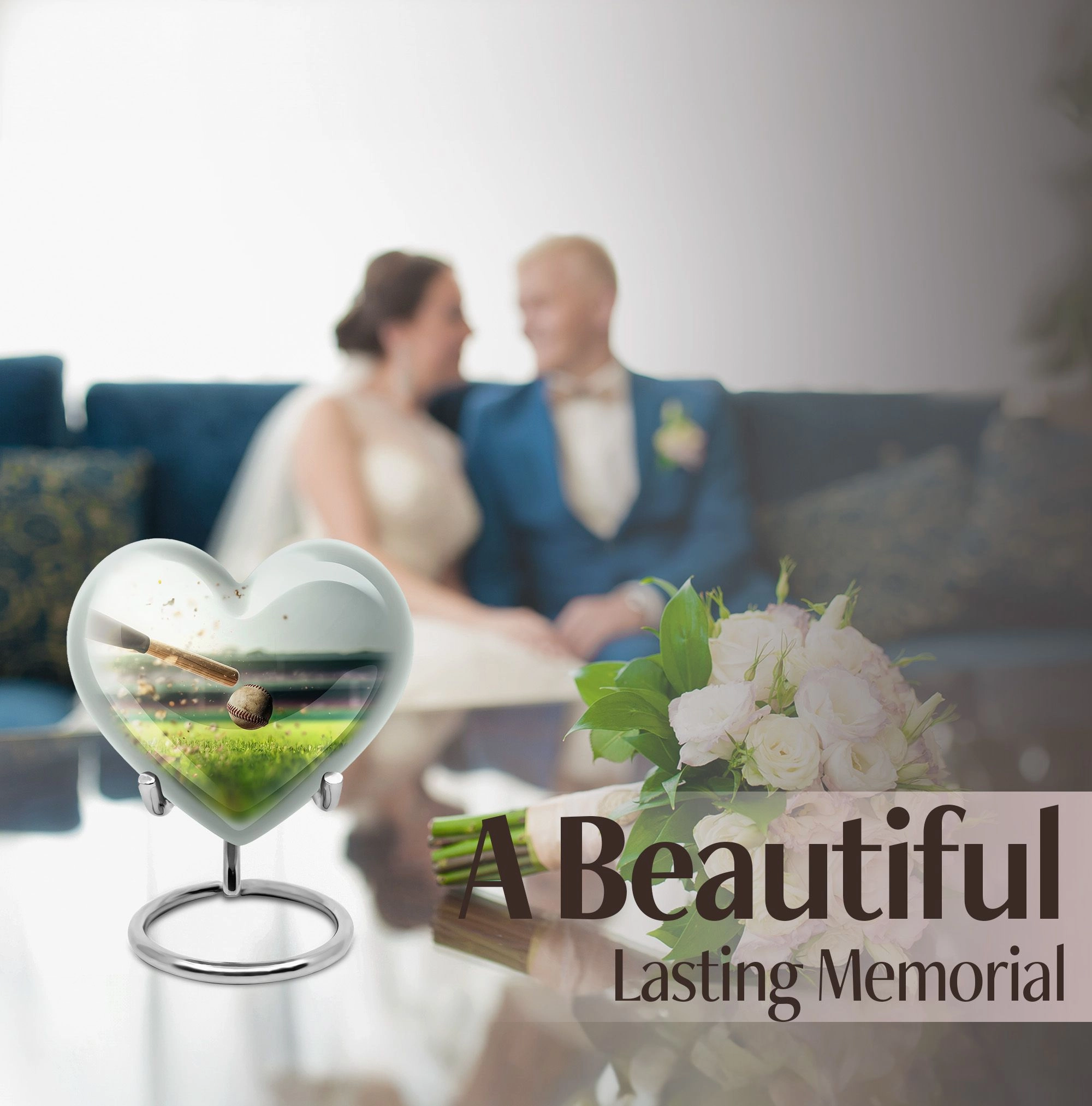 Baseball Memory: Cremation Urn for Mother's Eternal Rest